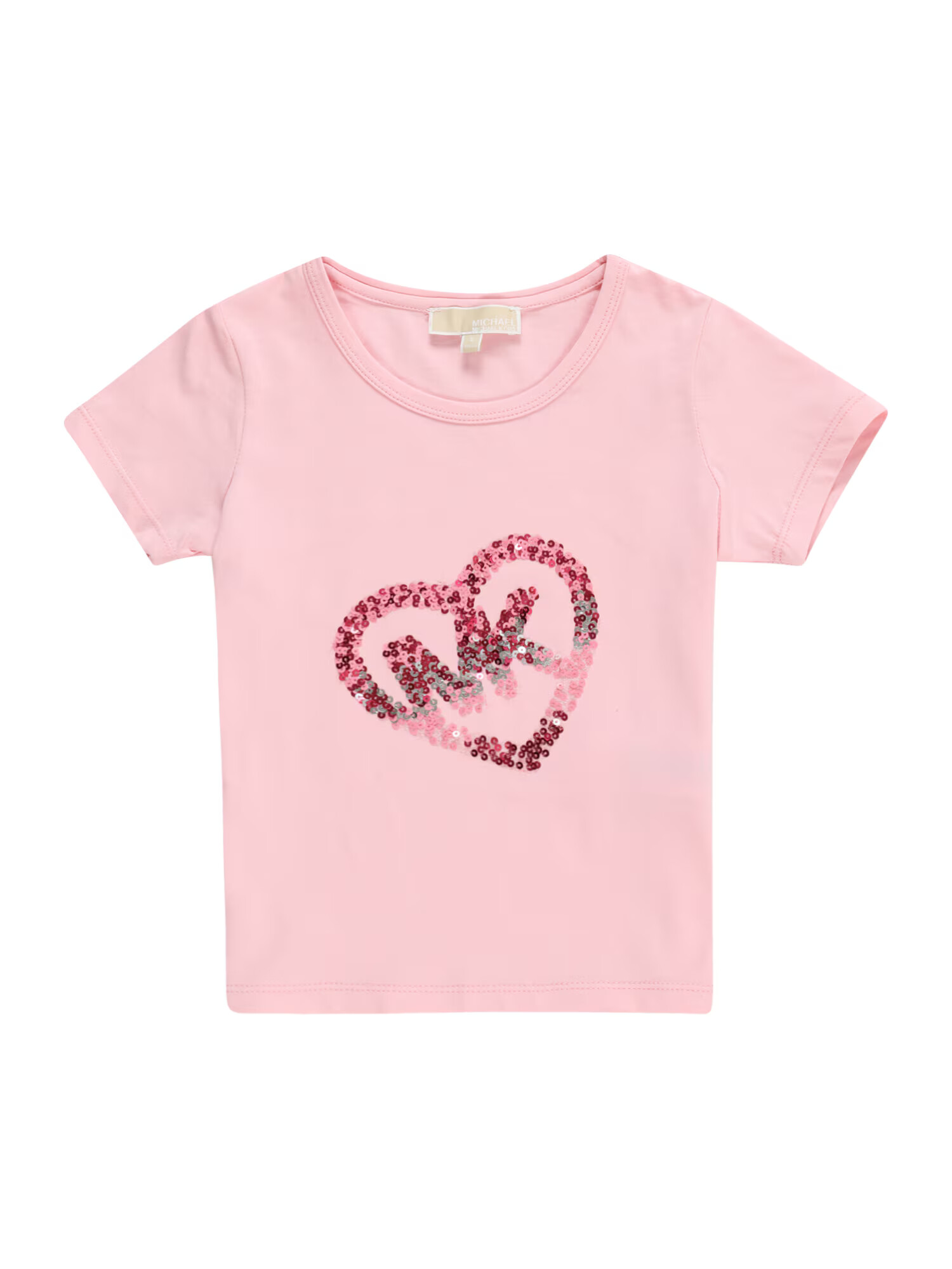 Michael Kors Kids Tricou roz / roşu închis / argintiu - Pled.ro