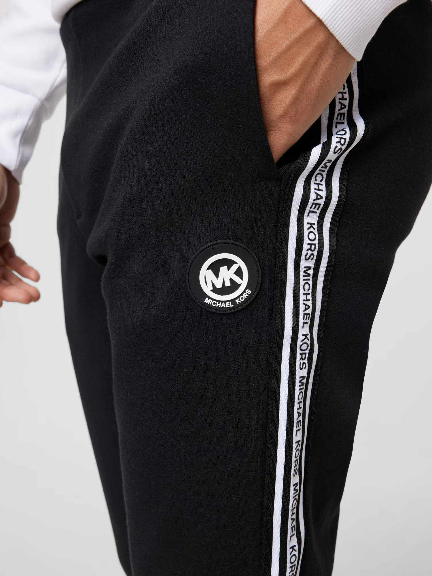 Michael Kors Pantaloni negru / alb - Pled.ro