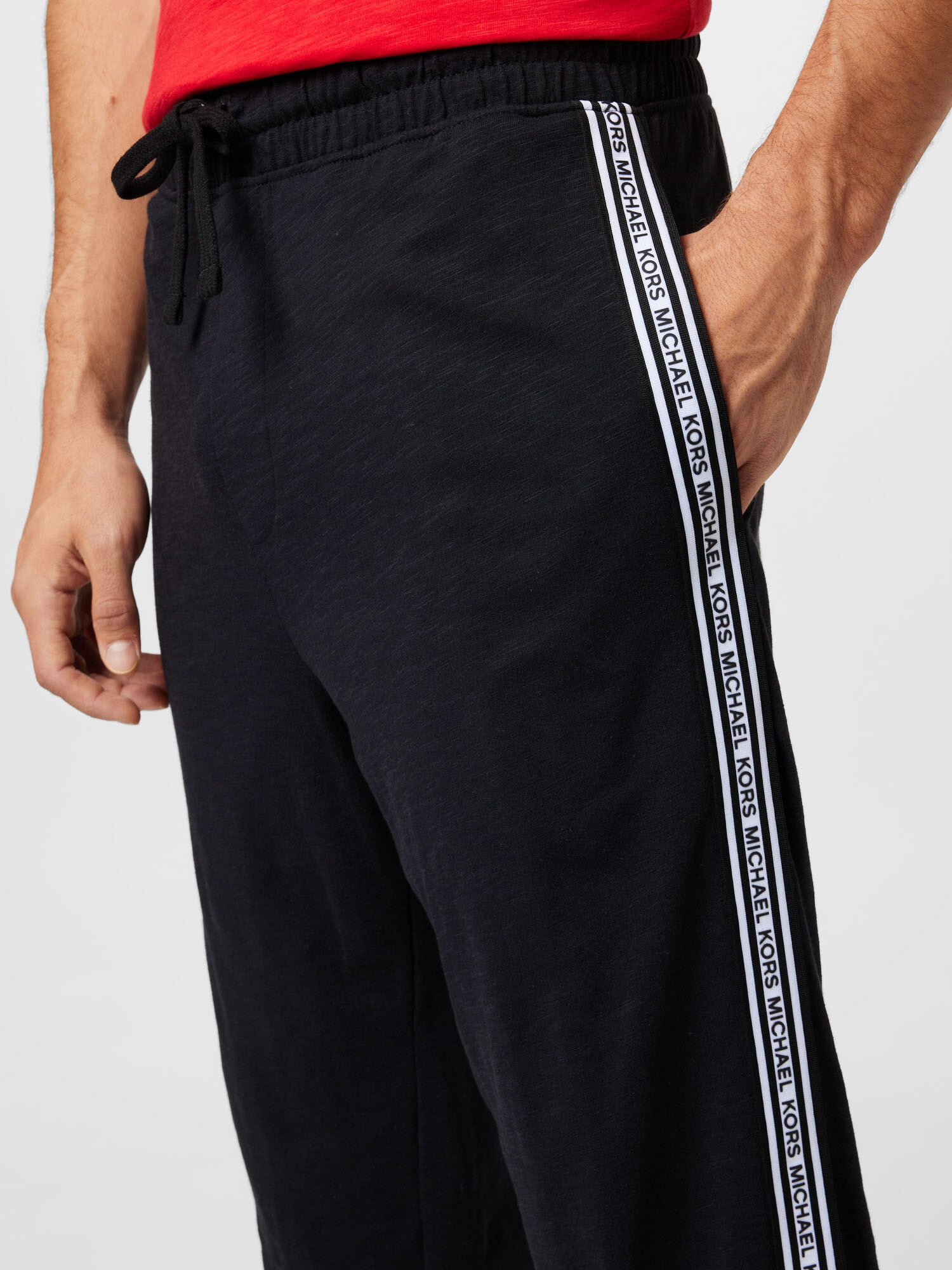 Michael Kors Pantaloni negru / alb - Pled.ro