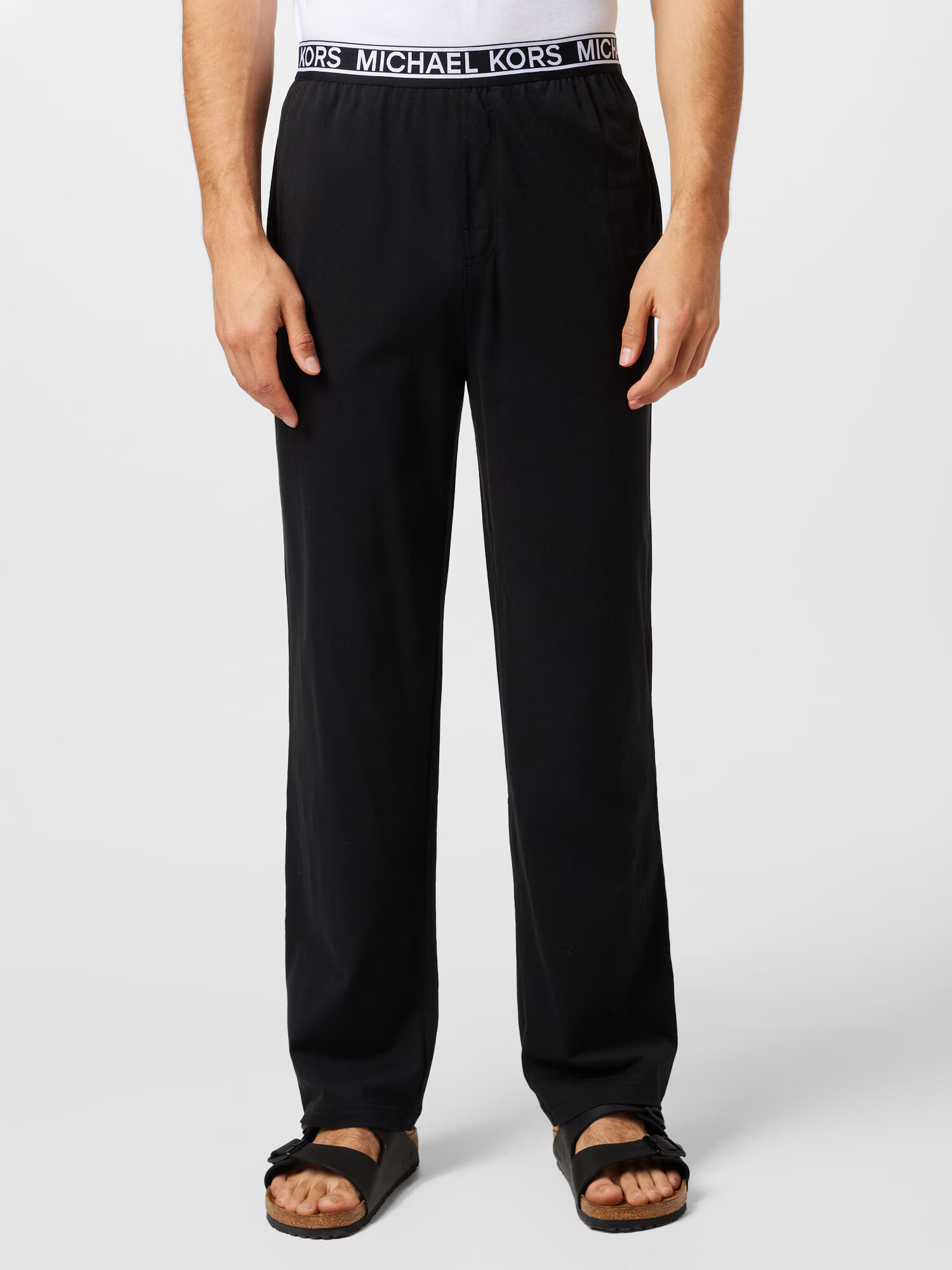 Michael Kors Pantaloni negru / alb - Pled.ro