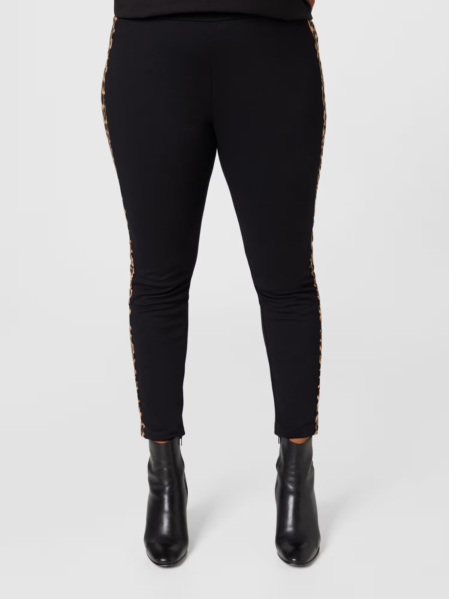 Michael Kors Plus Leggings maro / negru - Pled.ro