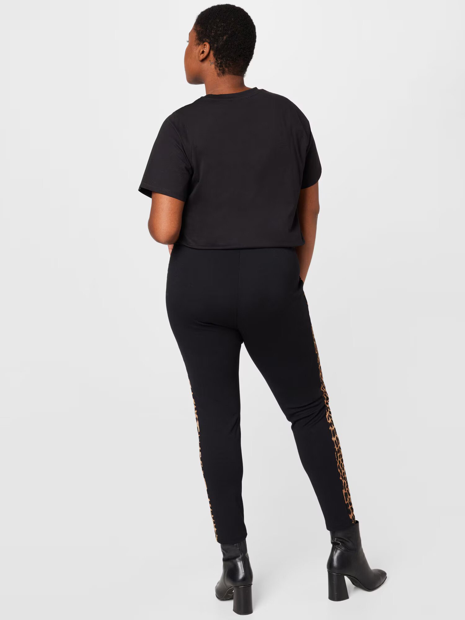 Michael Kors Plus Leggings maro / negru - Pled.ro