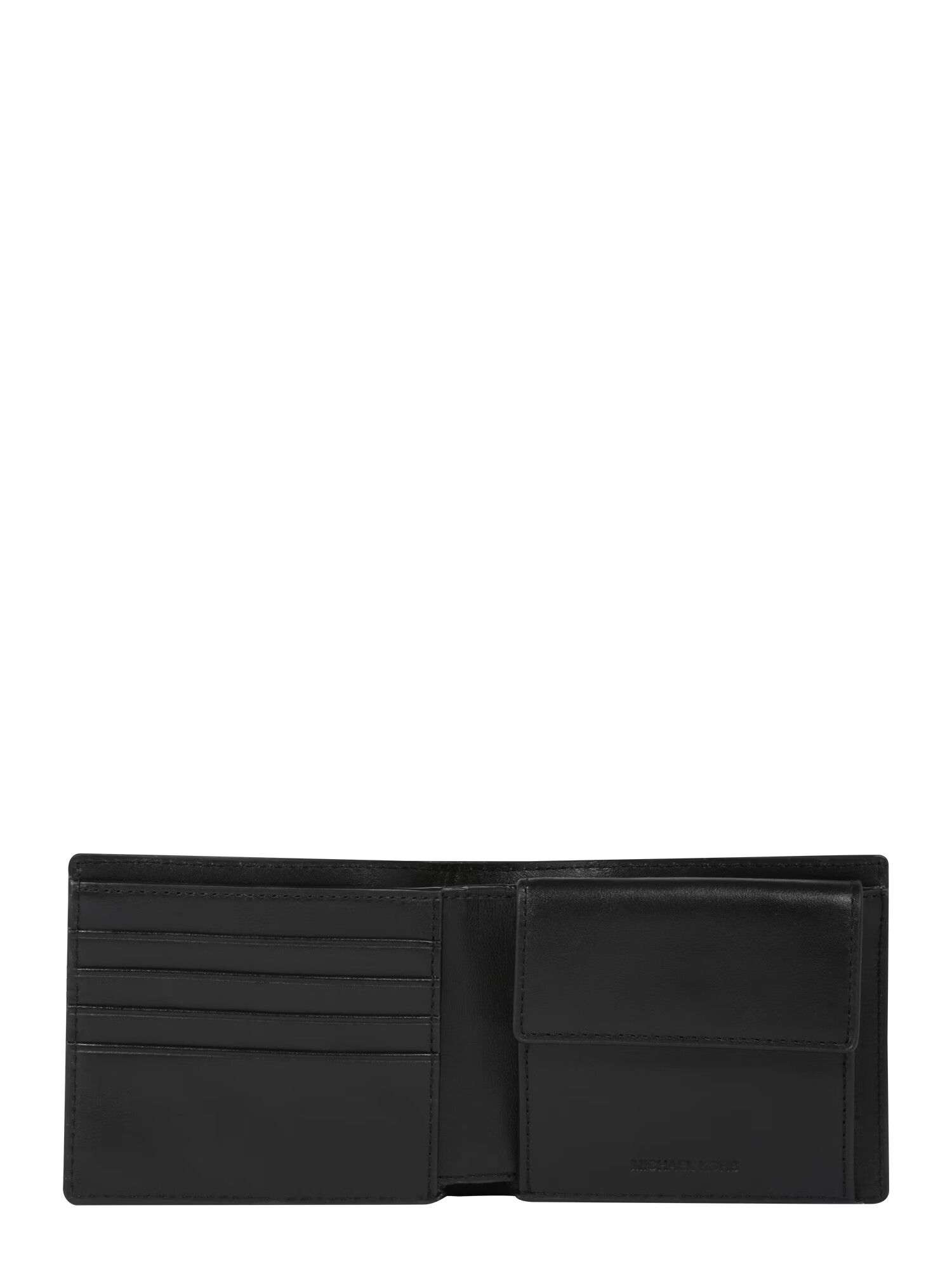 Michael Kors Portofel 'Billfold W' gri metalic / negru - Pled.ro