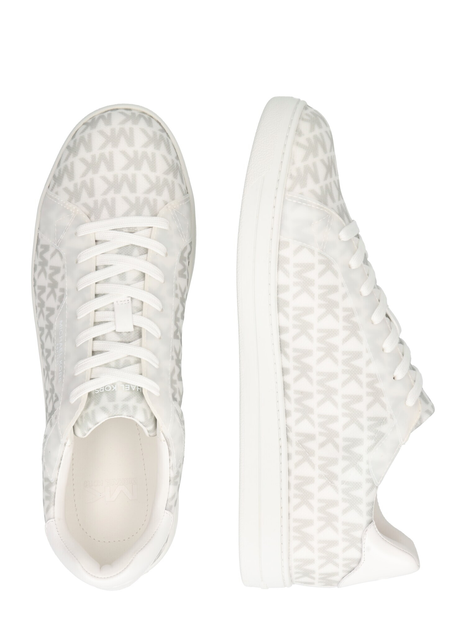 Michael Kors Sneaker low 'KEATING' gri argintiu / alb - Pled.ro