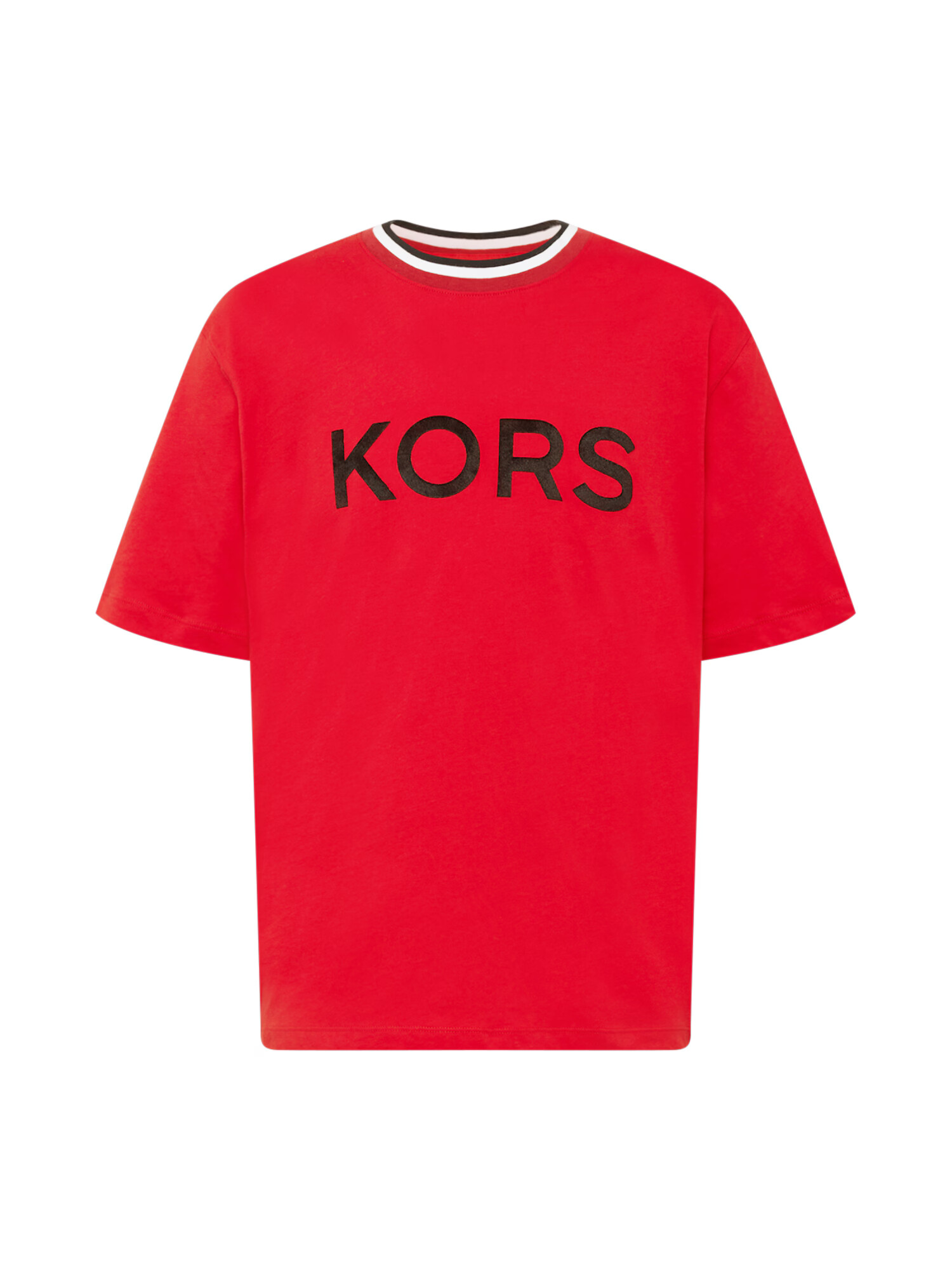 Michael Kors Tricou 'FELT' roșu / negru / alb - Pled.ro