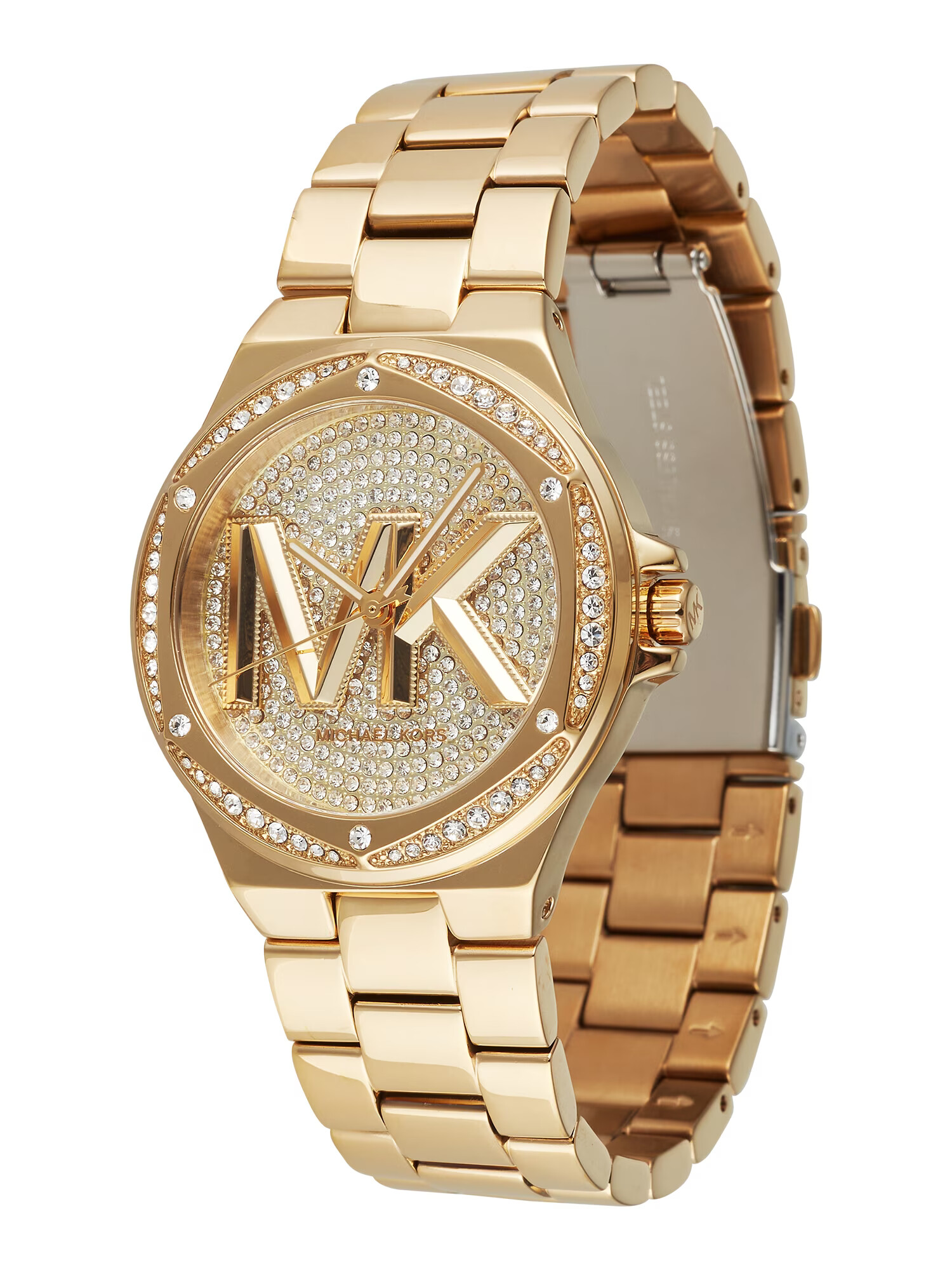 Michael Kors Ceas analogic 'Lennox' auriu / transparent - Pled.ro