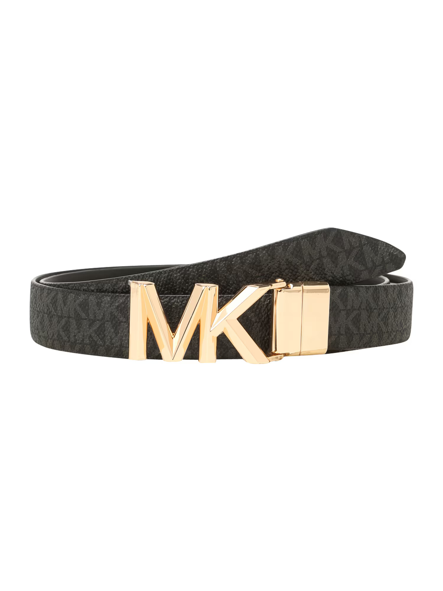 MICHAEL Michael Kors Curea auriu / gri închis / negru - Pled.ro