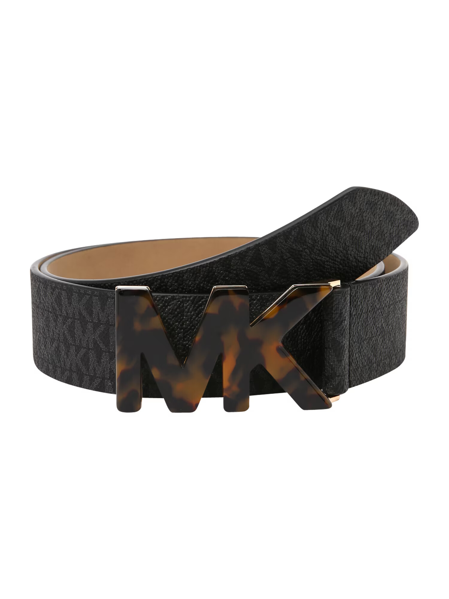 MICHAEL Michael Kors Curea maro caramel / negru - Pled.ro