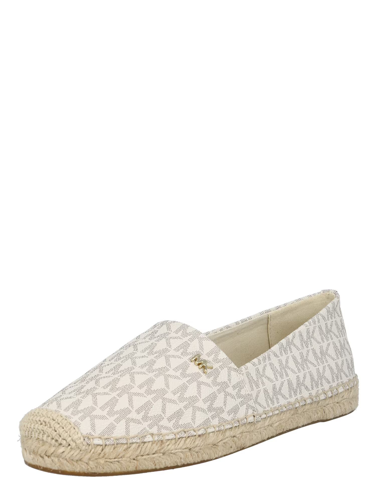 MICHAEL Michael Kors Espadrile 'KENDRICK' maro mokka / auriu / alb murdar - Pled.ro