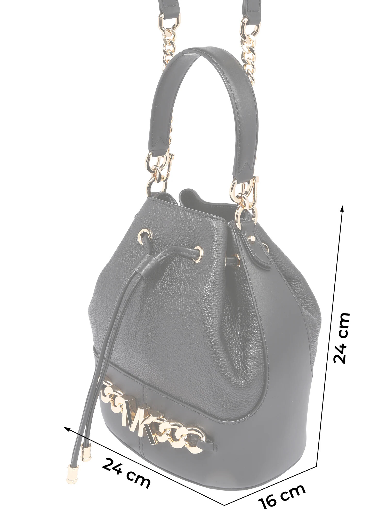 MICHAEL Michael Kors Geantă tip sac auriu / negru - Pled.ro