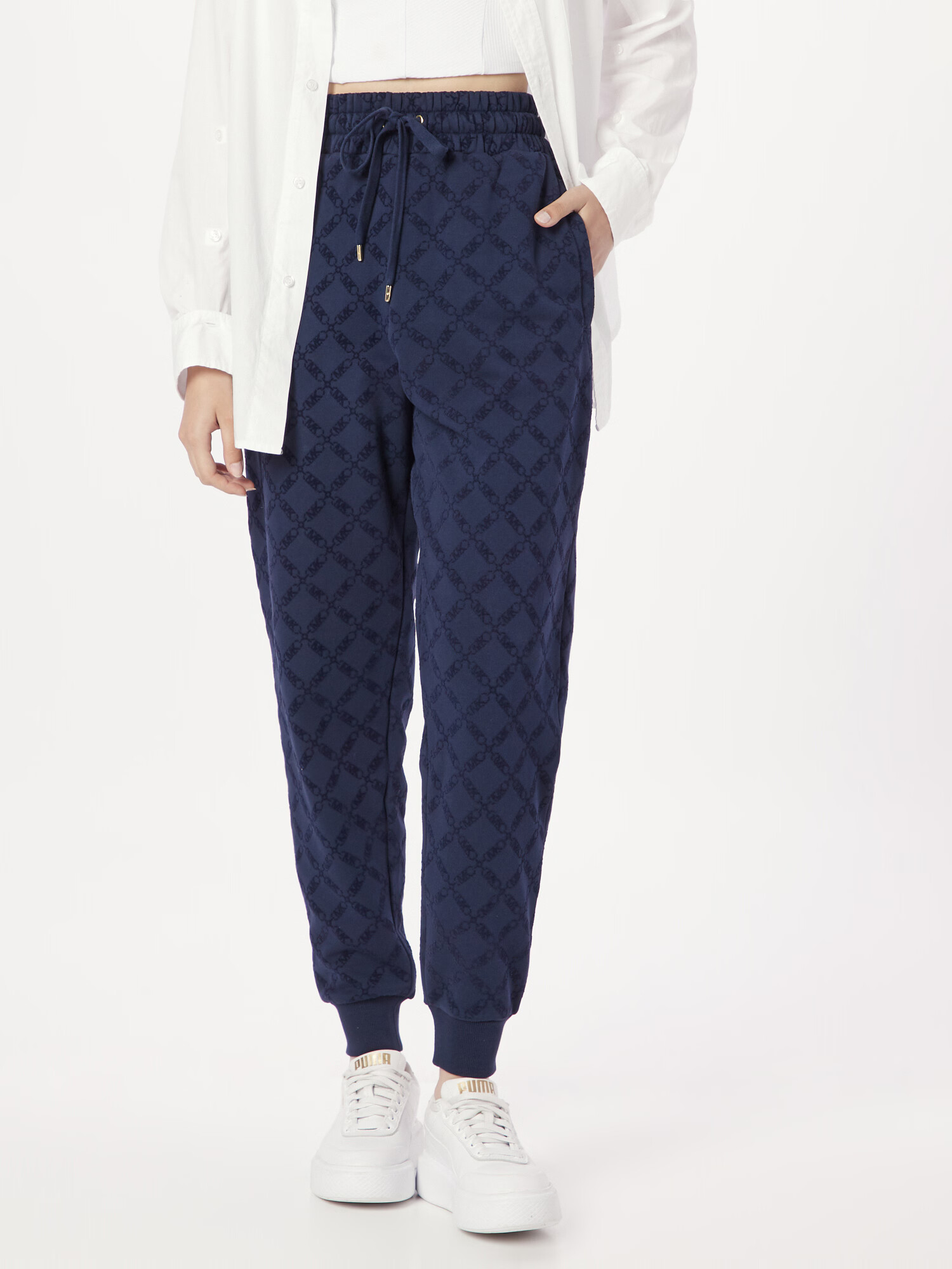 MICHAEL Michael Kors Pantaloni 'EMPIRE' bleumarin / albastru închis - Pled.ro