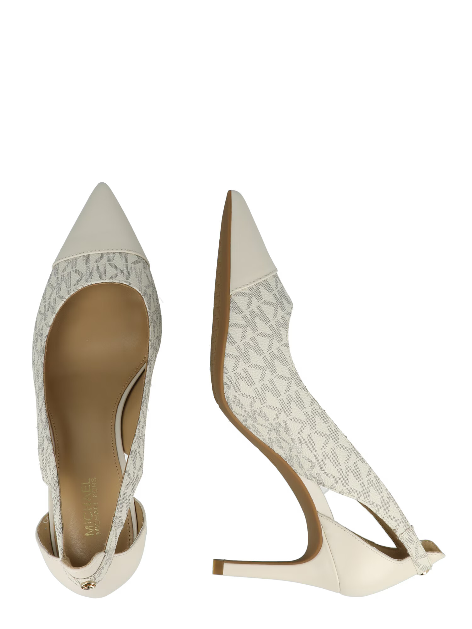 MICHAEL Michael Kors Pumps 'ADELINE' crem / gri închis - Pled.ro