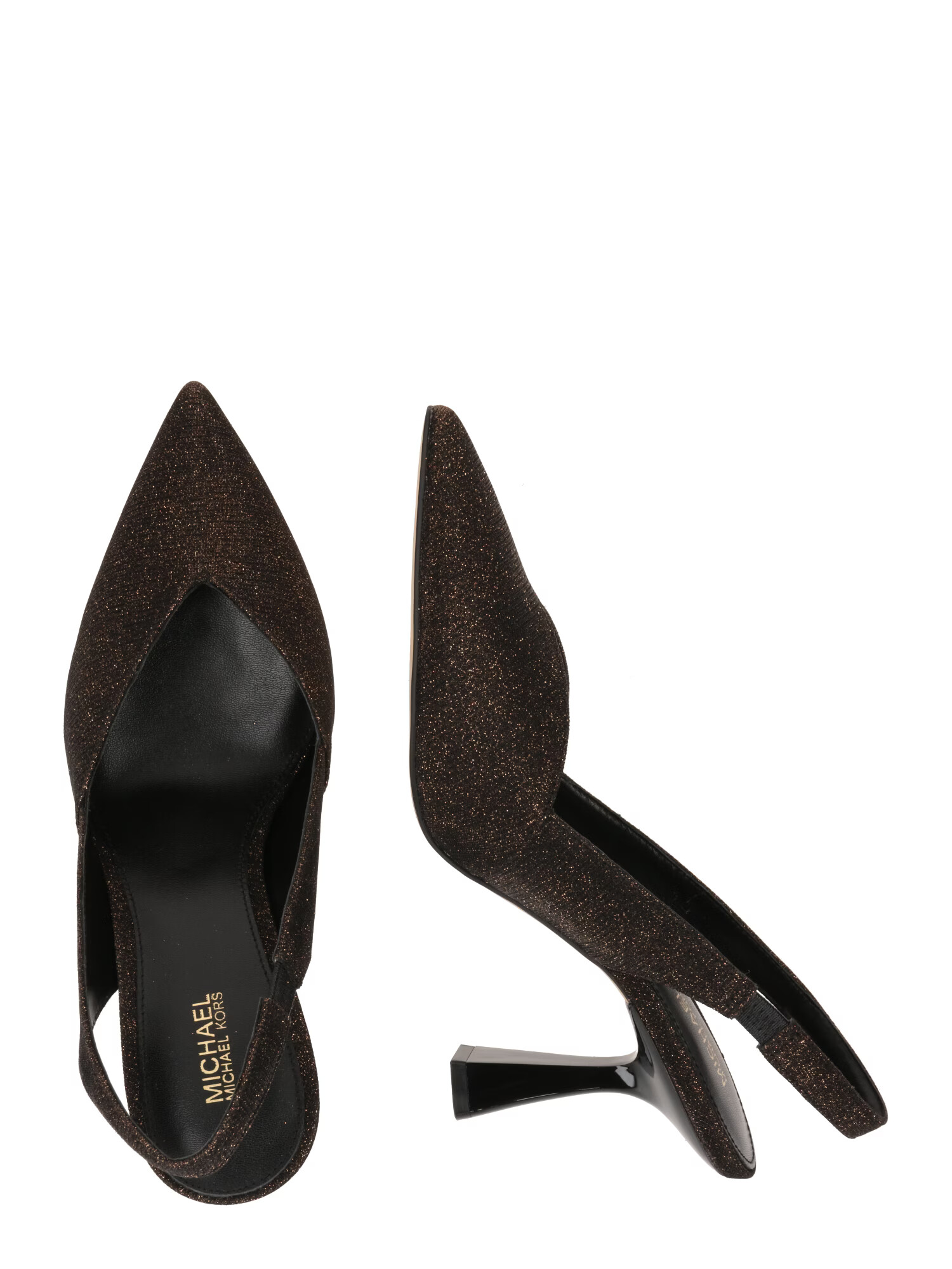 MICHAEL Michael Kors Pumps 'CHELSEA' sepie / auriu / negru - Pled.ro