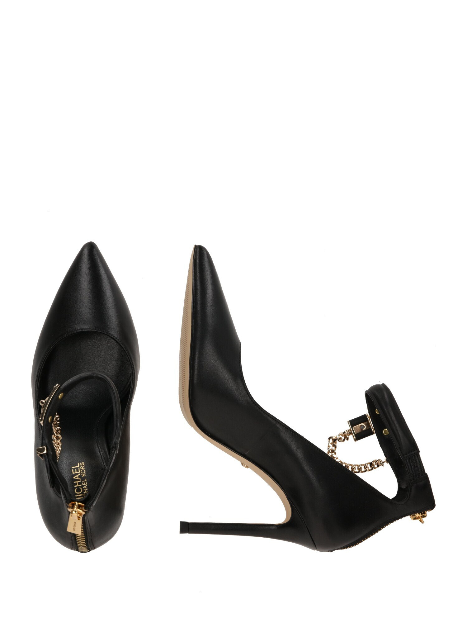 MICHAEL Michael Kors Pumps 'HAMILTON' auriu / negru - Pled.ro