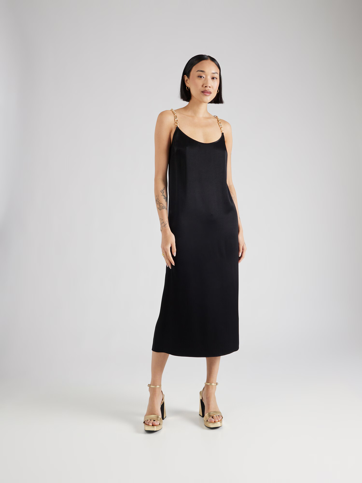 MICHAEL Michael Kors Rochie de cocktail auriu / negru - Pled.ro