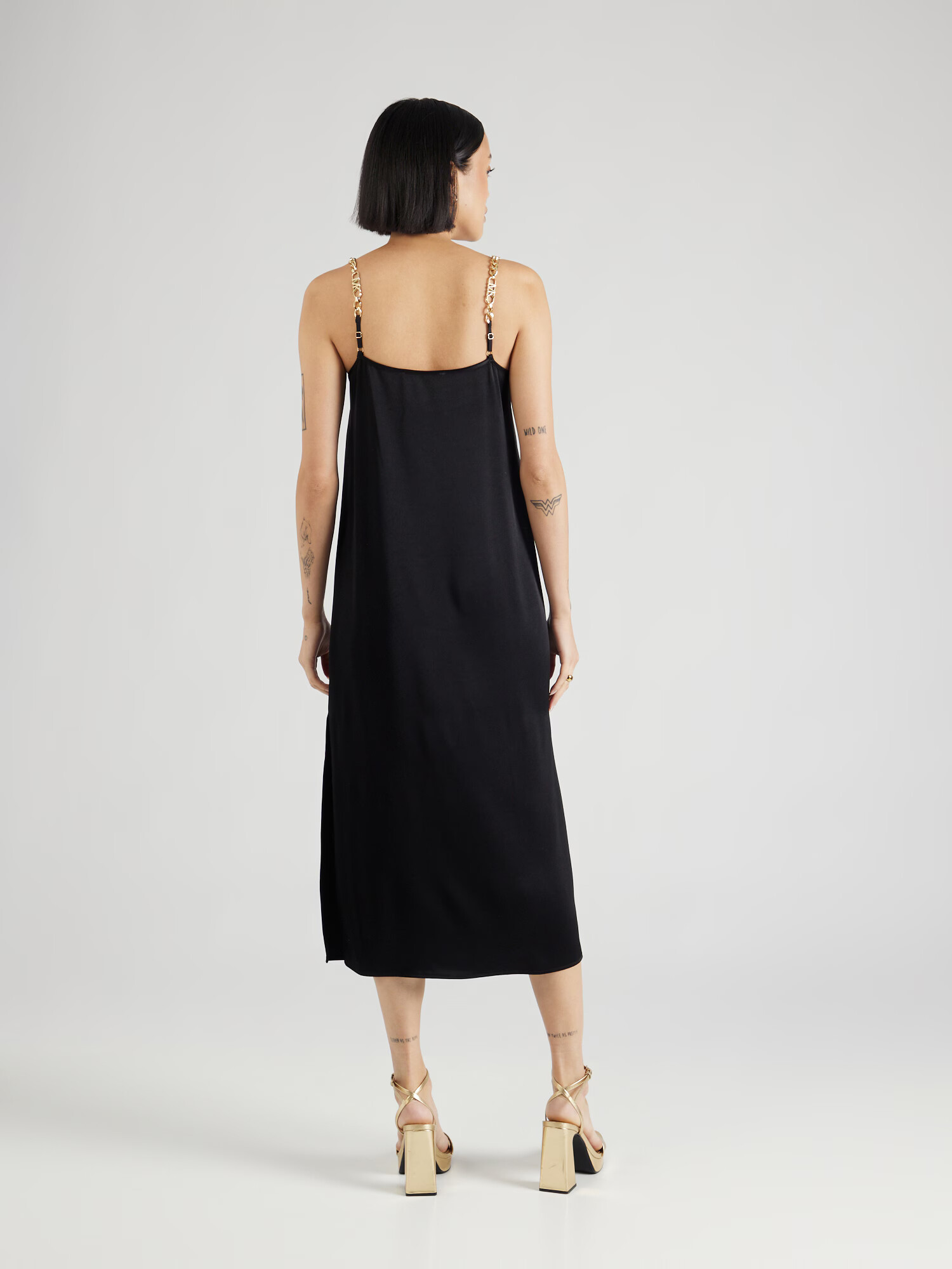 MICHAEL Michael Kors Rochie de cocktail auriu / negru - Pled.ro