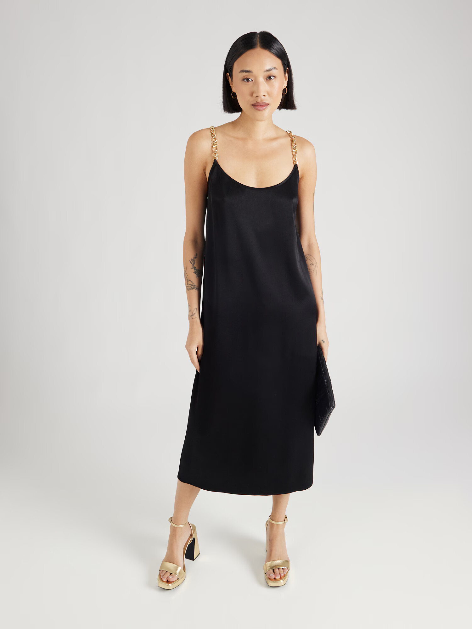 MICHAEL Michael Kors Rochie de cocktail auriu / negru - Pled.ro