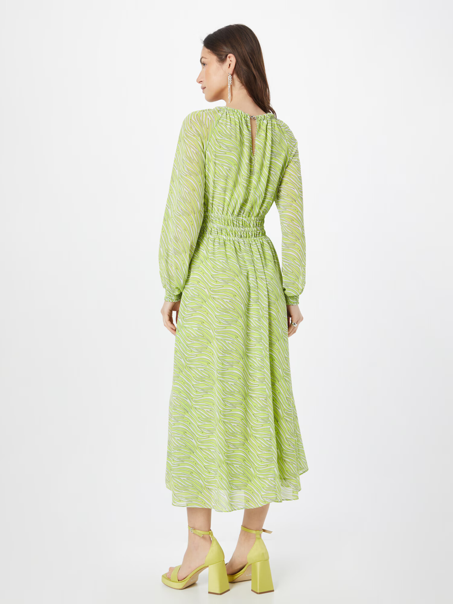 MICHAEL Michael Kors Rochie gri închis / verde / alb - Pled.ro