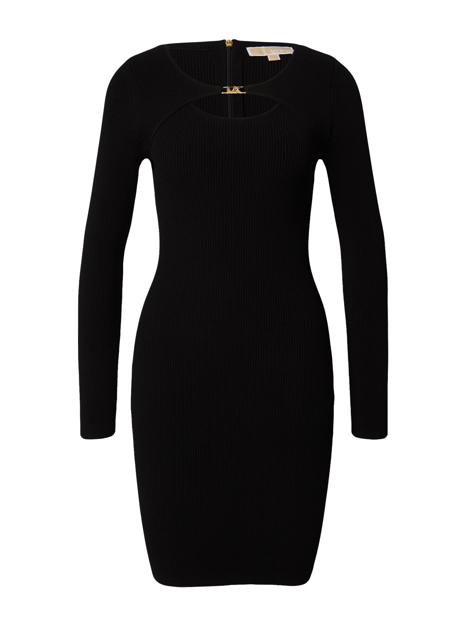 MICHAEL Michael Kors Rochie tricotat 'EMPIRE' auriu / negru - Pled.ro