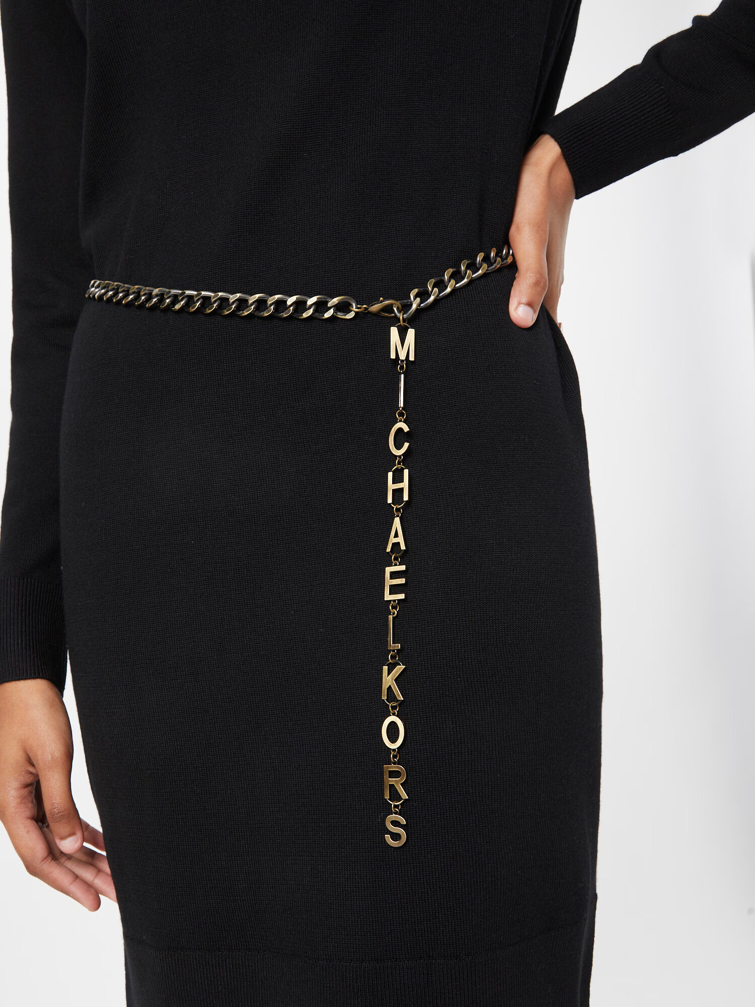 MICHAEL Michael Kors Rochie tricotat negru - Pled.ro