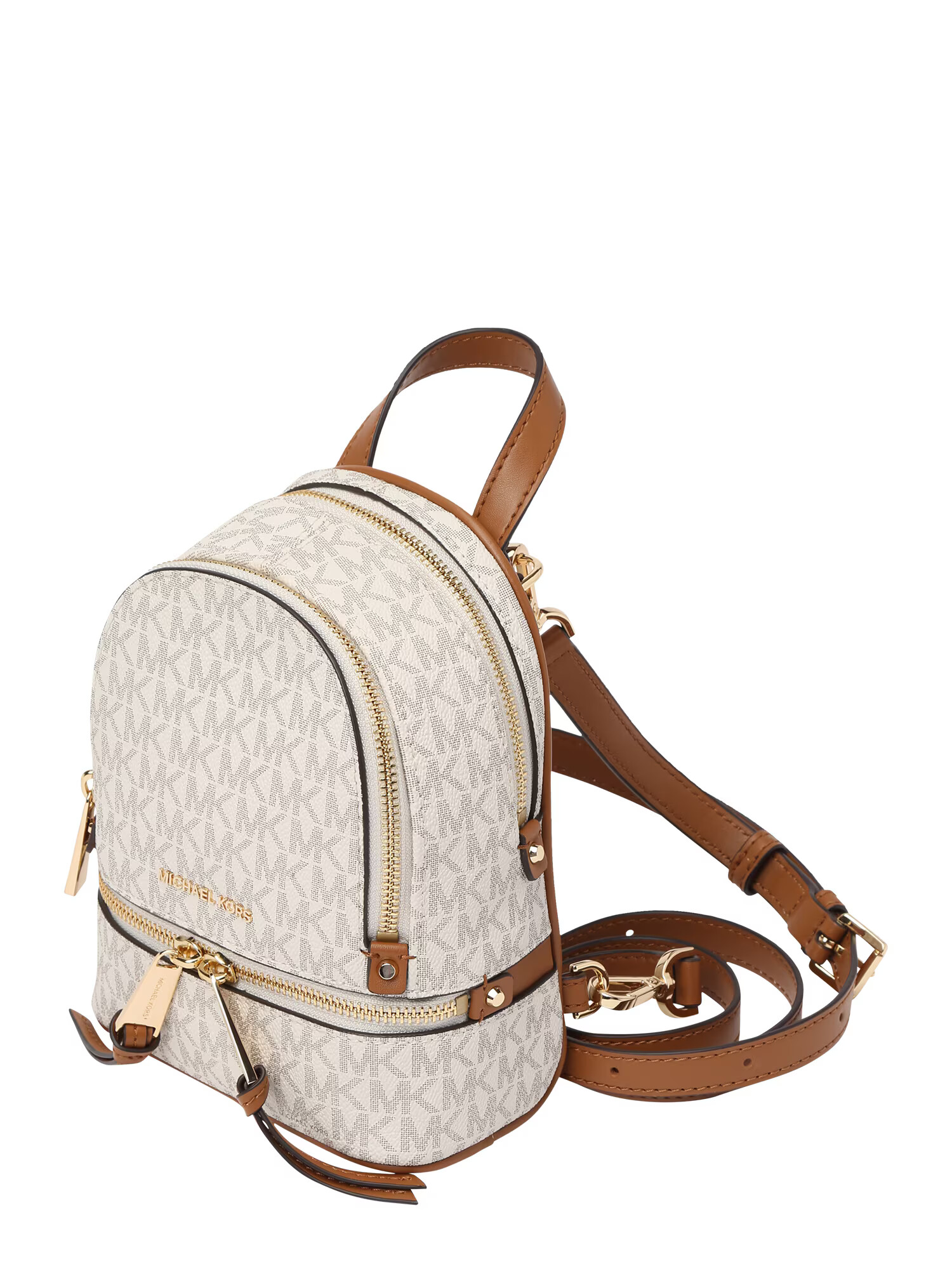 MICHAEL Michael Kors Rucsac crem / maro / auriu - Pled.ro