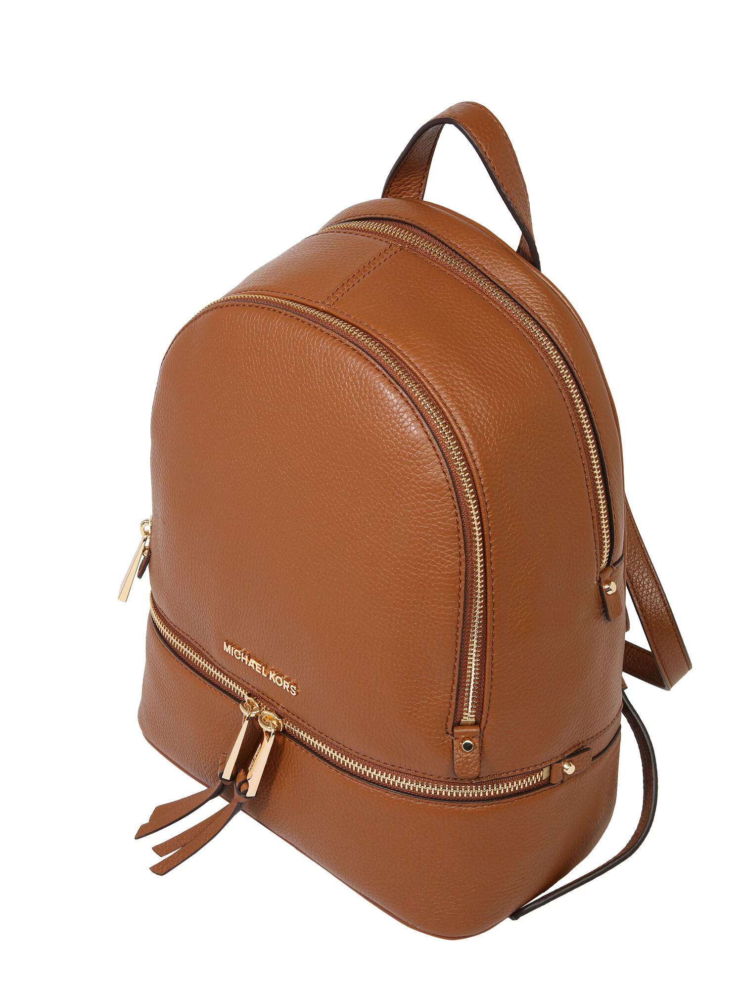 MICHAEL Michael Kors Rucsac maro caramel / auriu - Pled.ro