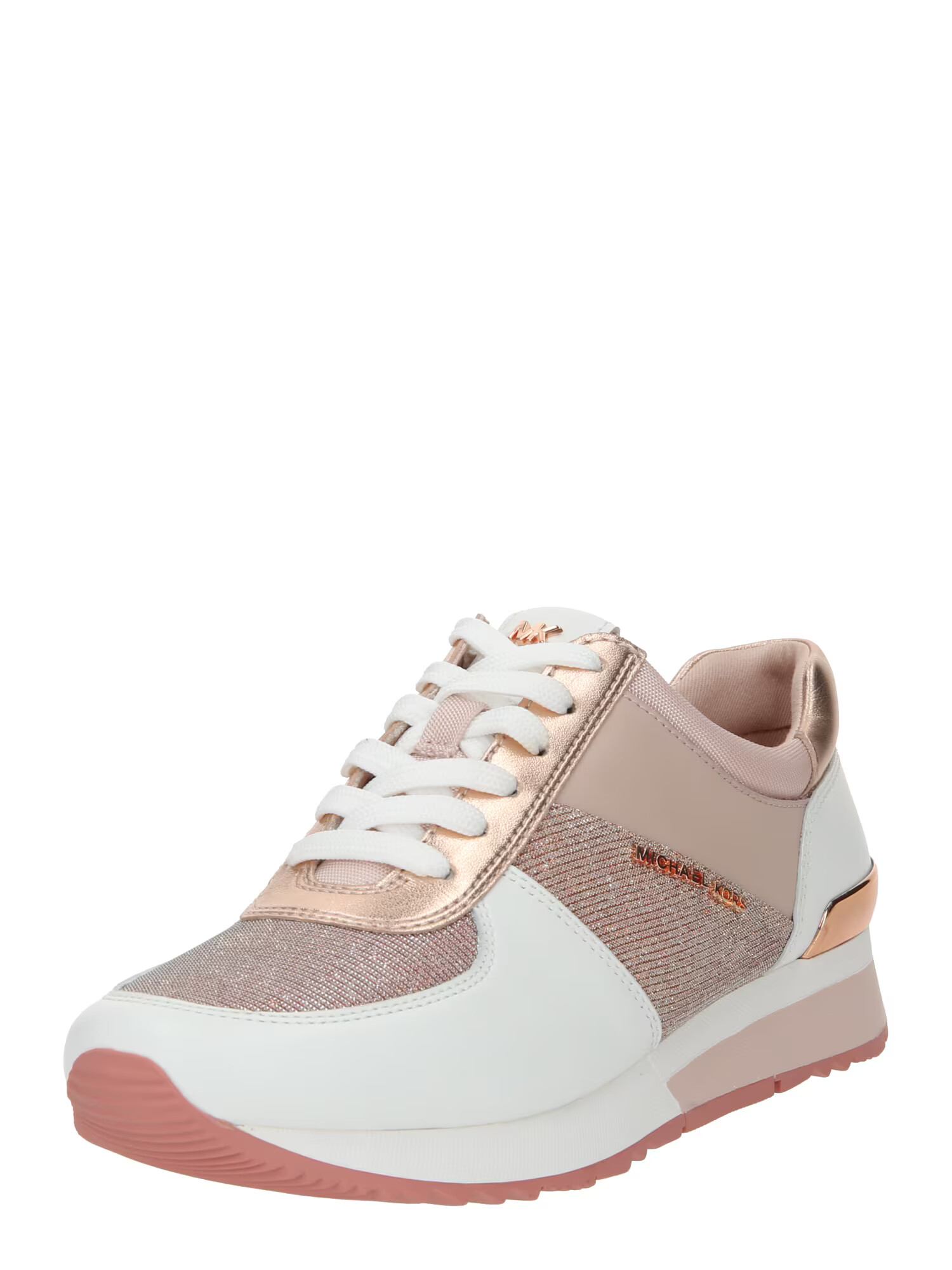 MICHAEL Michael Kors Sneaker low 'ALLIE' auriu / auriu - roz / roz pudră / alb murdar - Pled.ro