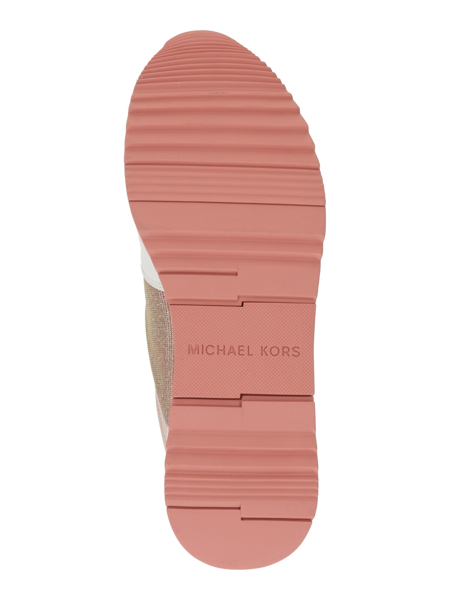 MICHAEL Michael Kors Sneaker low 'ALLIE' auriu / auriu - roz / roz pudră / alb murdar - Pled.ro