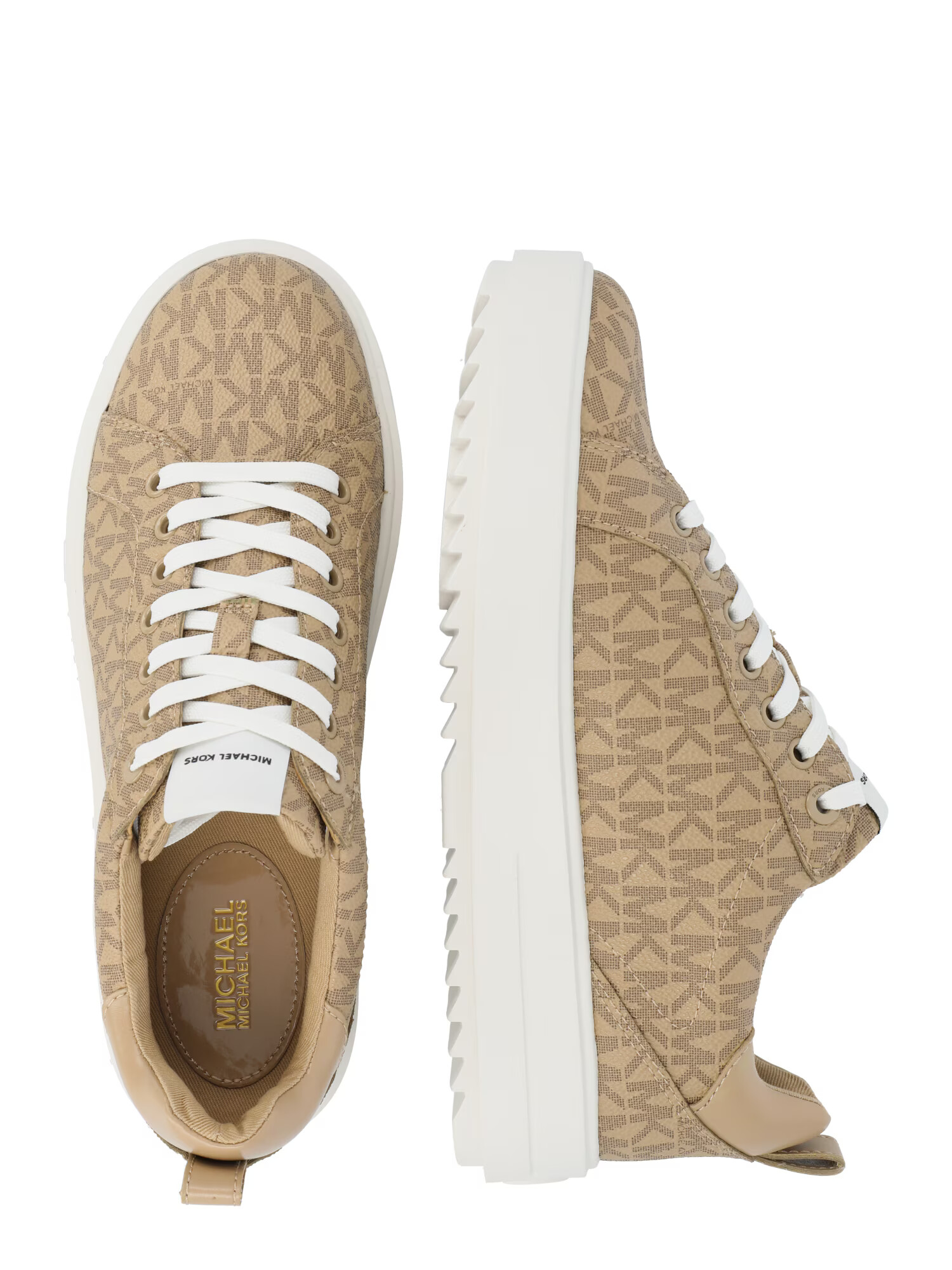 MICHAEL Michael Kors Sneaker low 'EMMETT' maro cămilă / maro caramel - Pled.ro