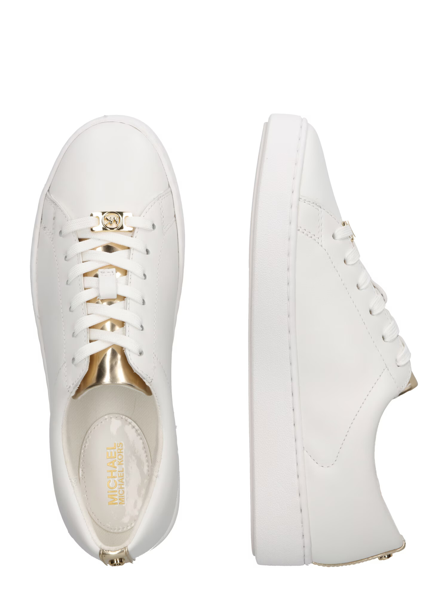 MICHAEL Michael Kors Sneaker low 'Keaton' auriu / alb - Pled.ro