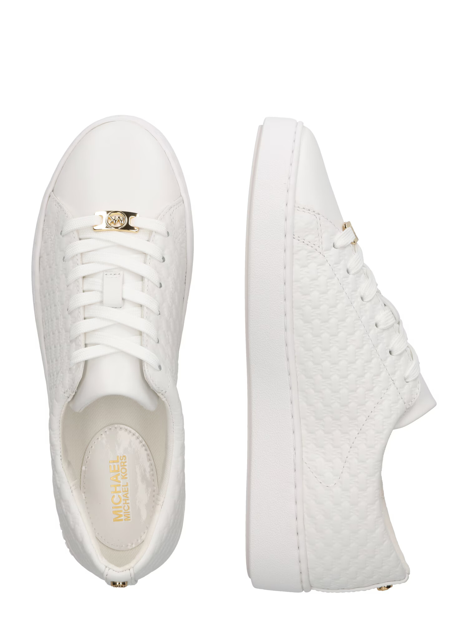 MICHAEL Michael Kors Sneaker low 'KEATON' auriu / alb - Pled.ro