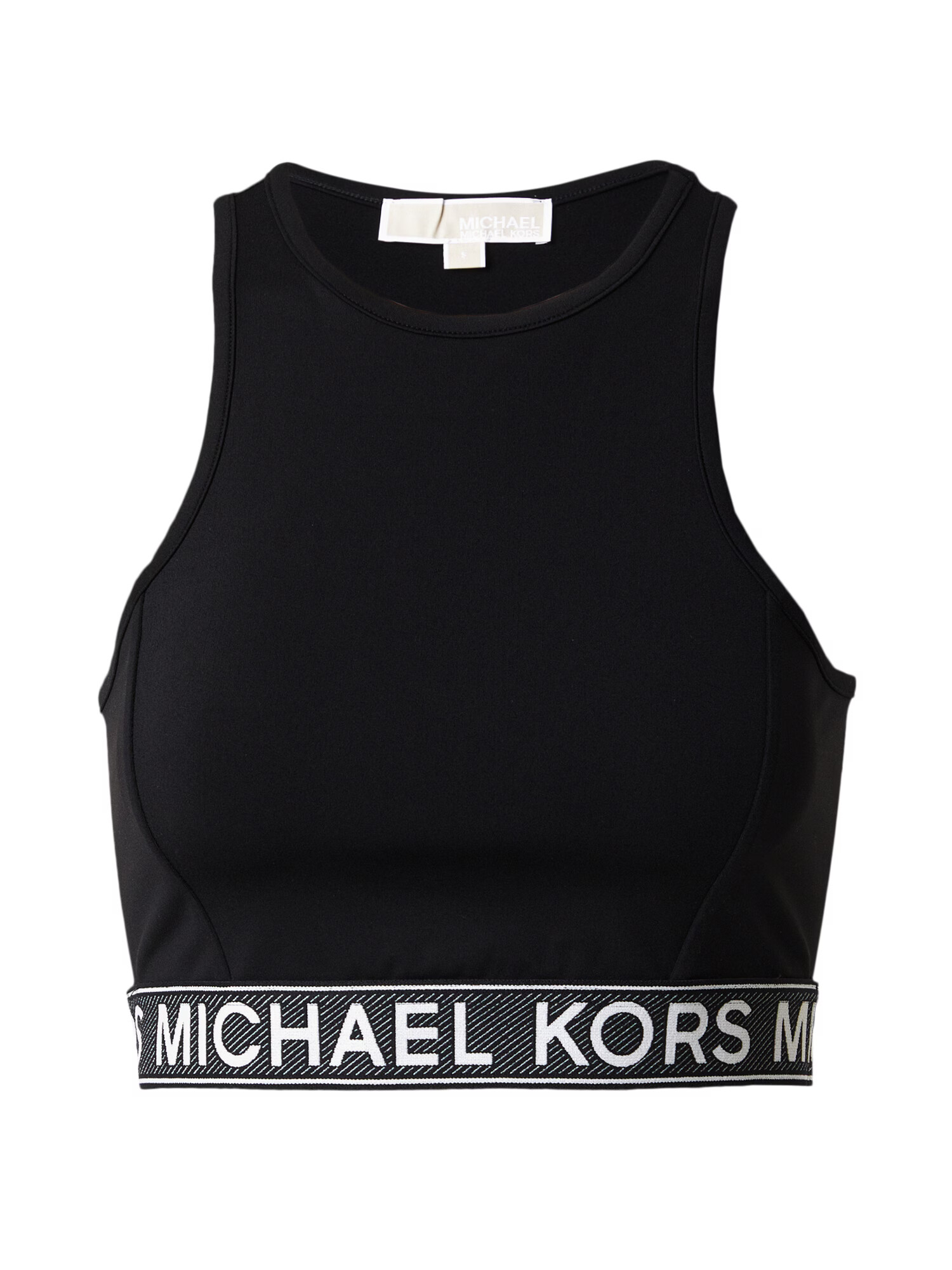 MICHAEL Michael Kors Top negru / alb murdar - Pled.ro