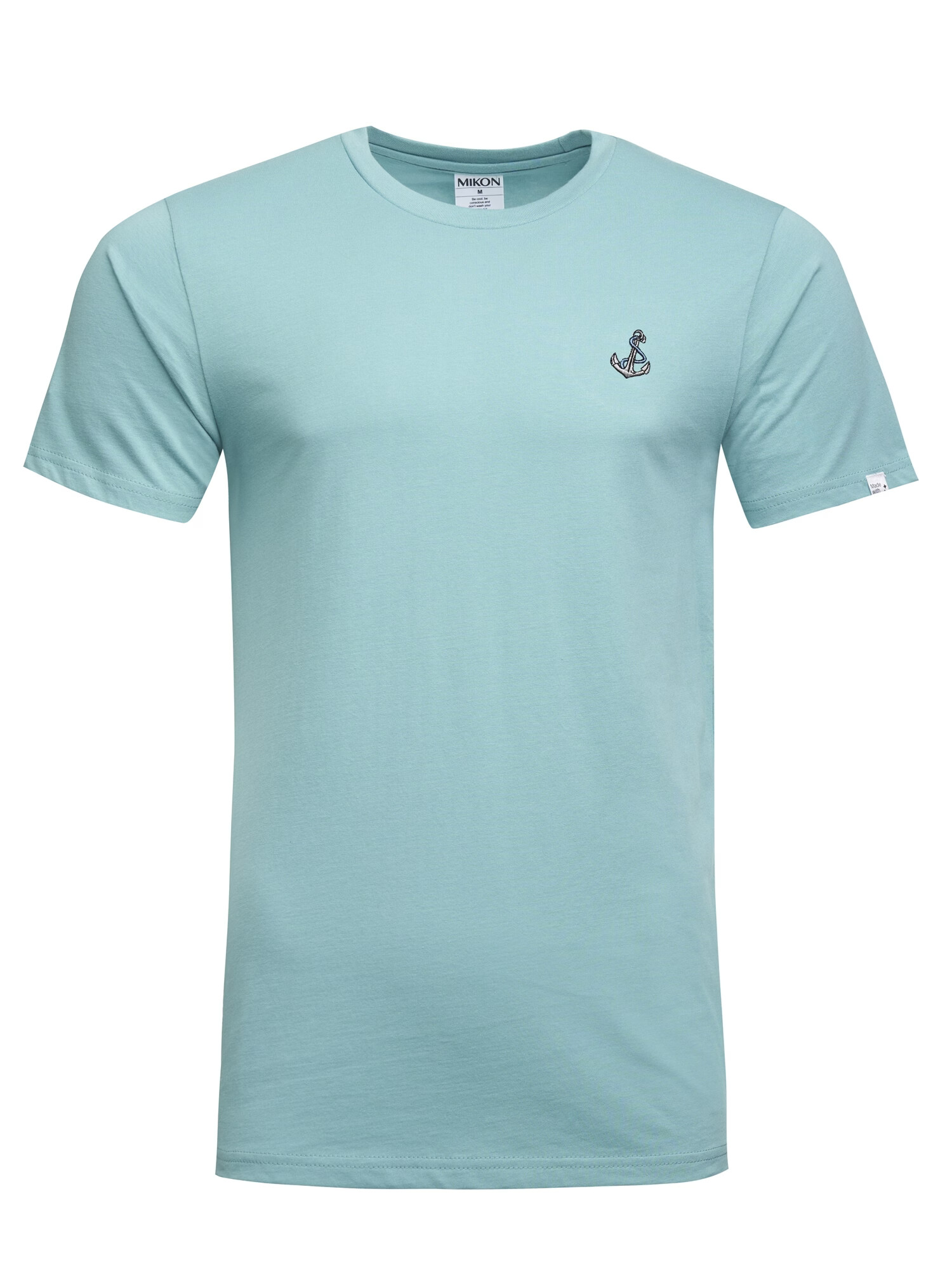 Mikon Tricou 'Anker' albastru aqua - Pled.ro