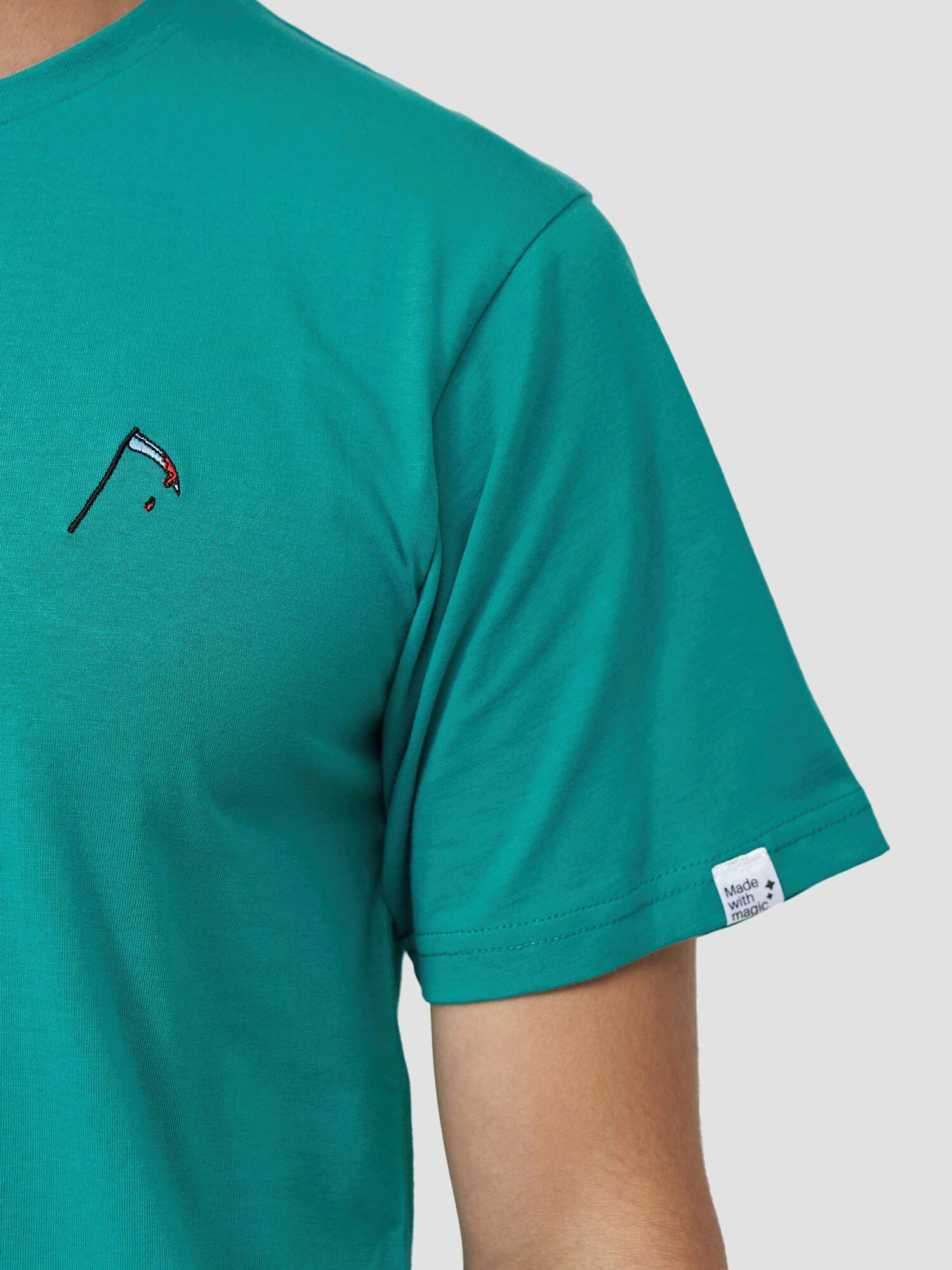 Mikon Tricou 'Sense' cyan - Pled.ro