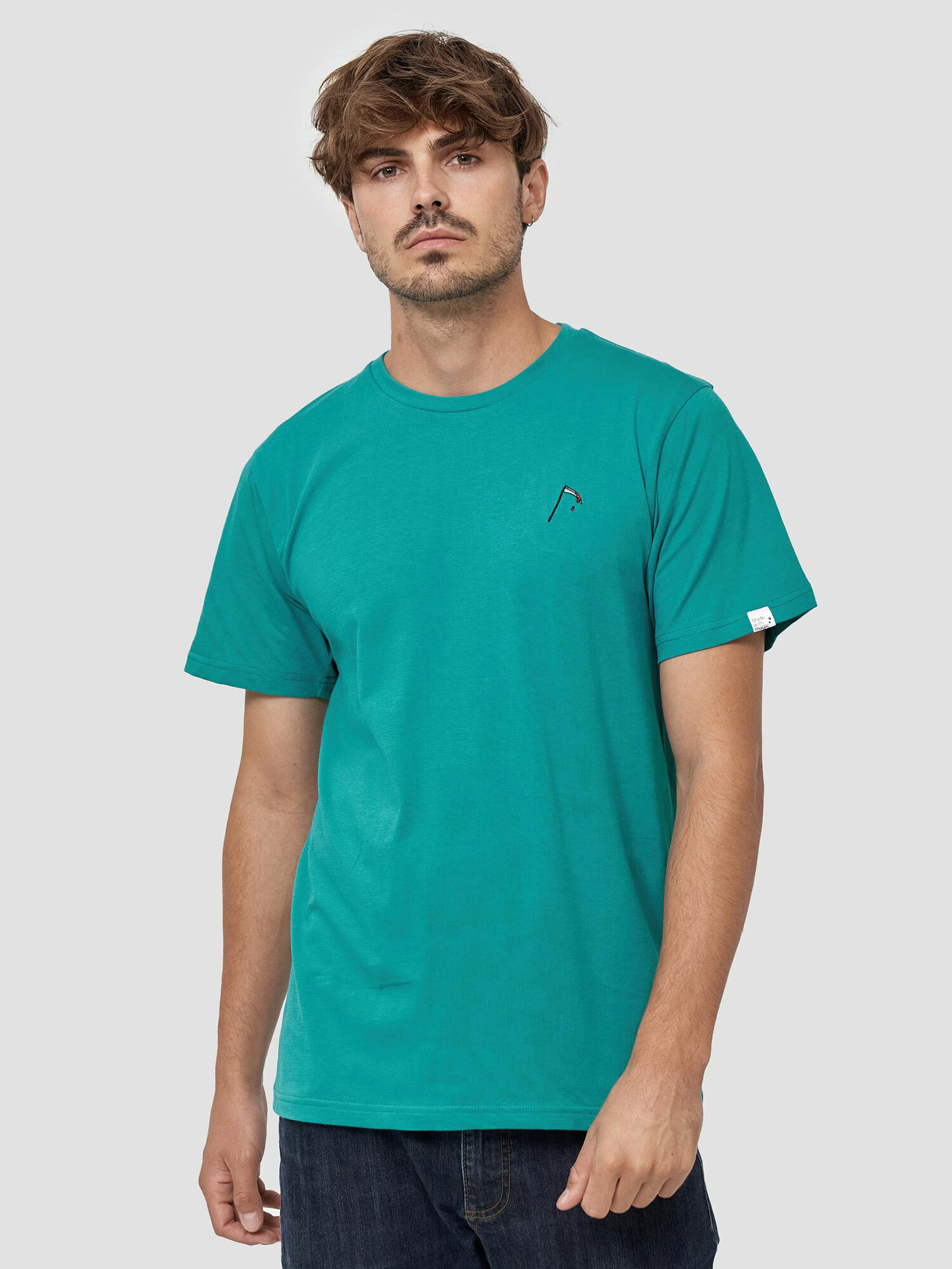 Mikon Tricou 'Sense' cyan - Pled.ro