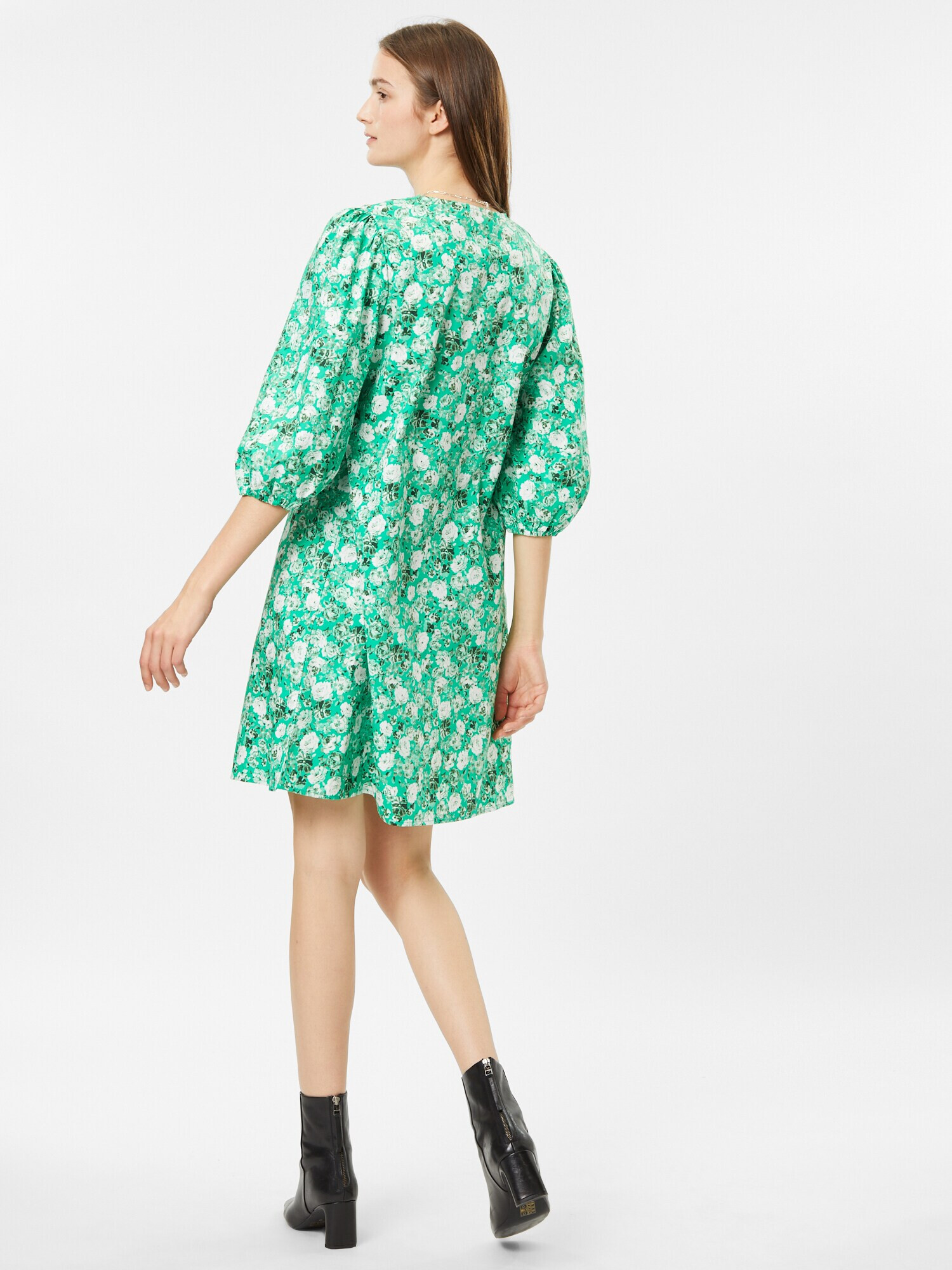 minimum Rochie 'FELANI' verde jad / verde închis / alb - Pled.ro