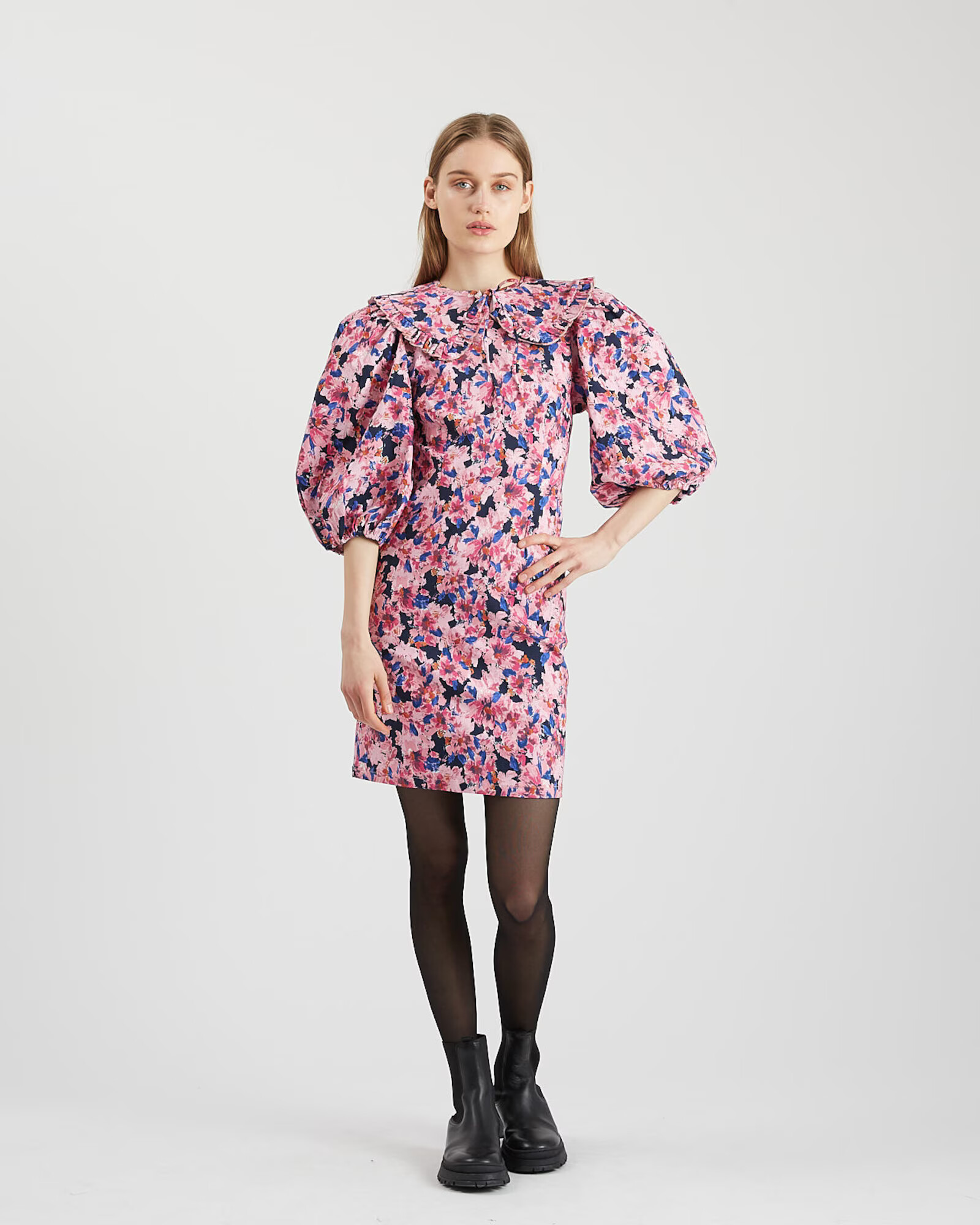 minimum Rochie tip bluză 'Rou' albastru / albastru noapte / mov liliachiu / fucsia / roz - Pled.ro