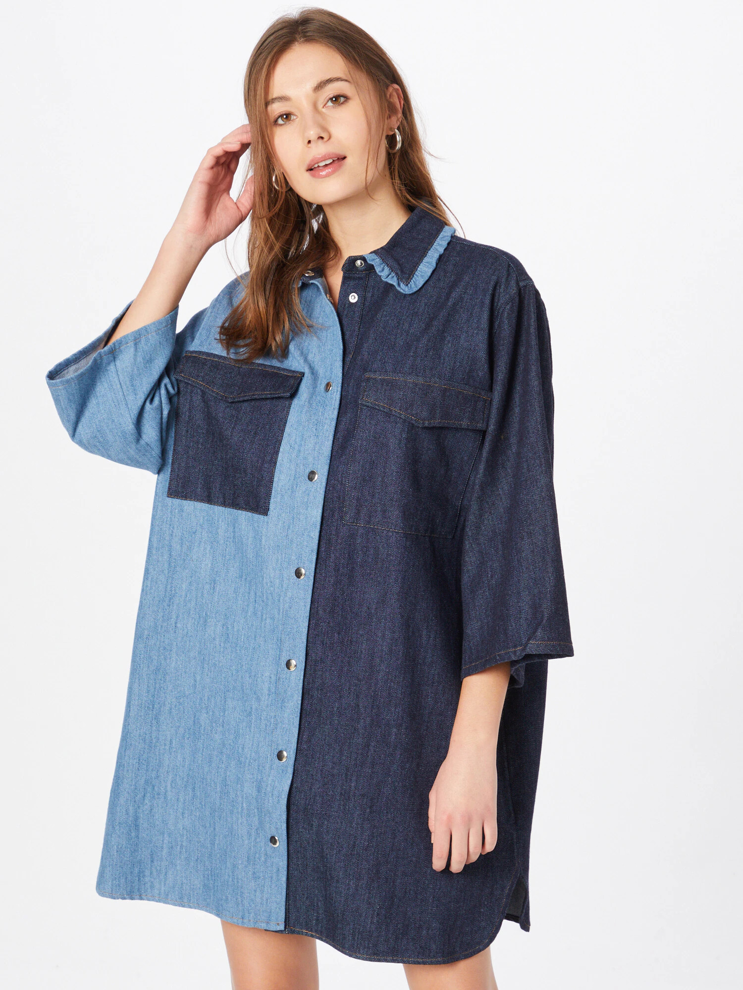 minimum Rochie 'TWIST' albastru noapte / albastru denim - Pled.ro