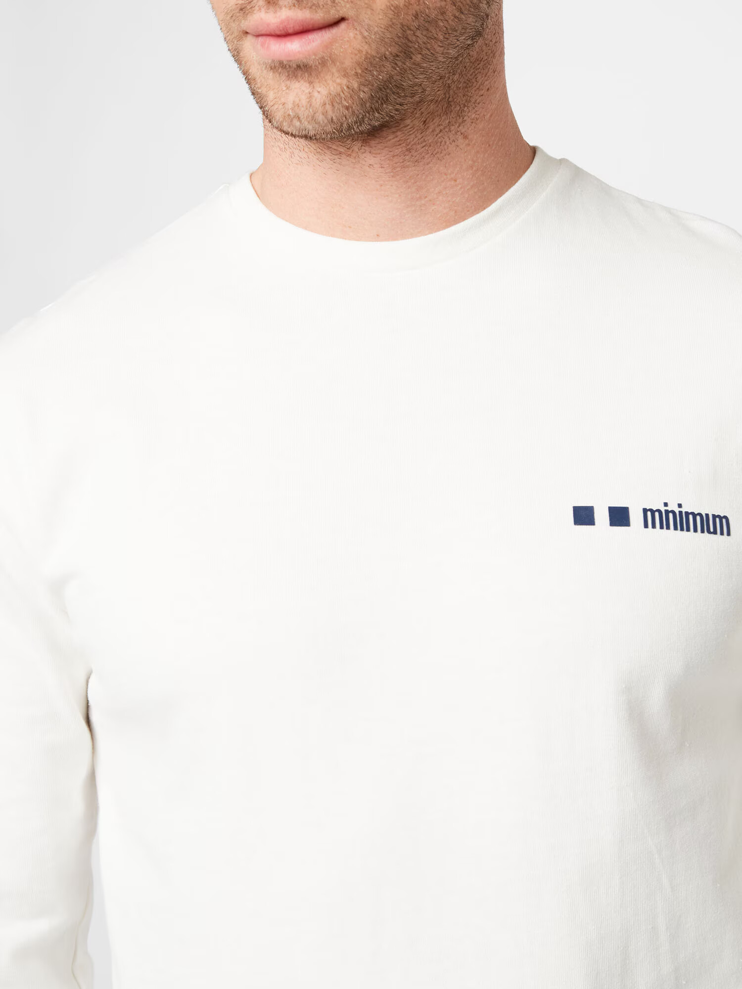 minimum Tricou albastru porumbel / alb - Pled.ro