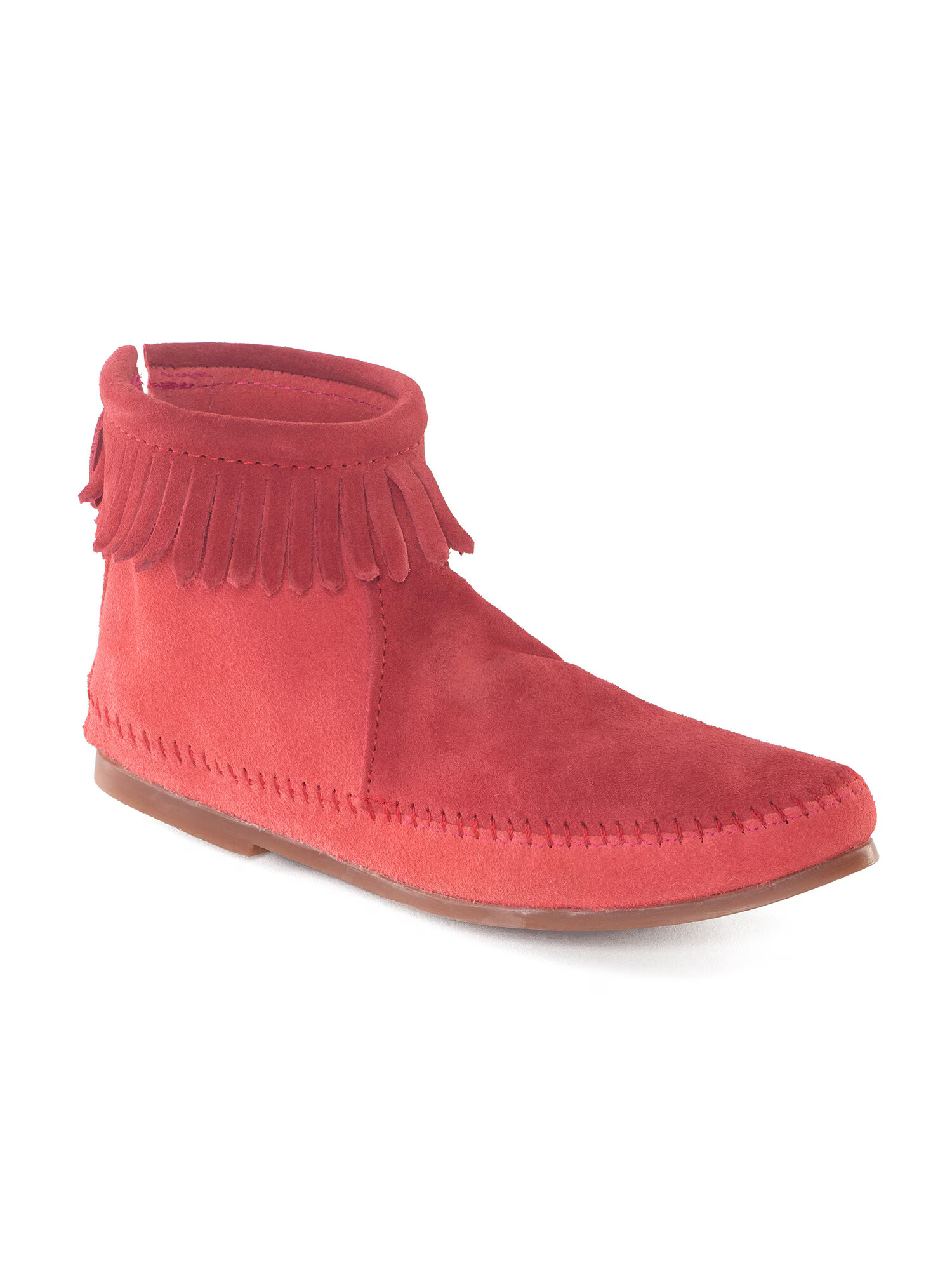 Minnetonka Botine 'Back Zip' roz - Pled.ro