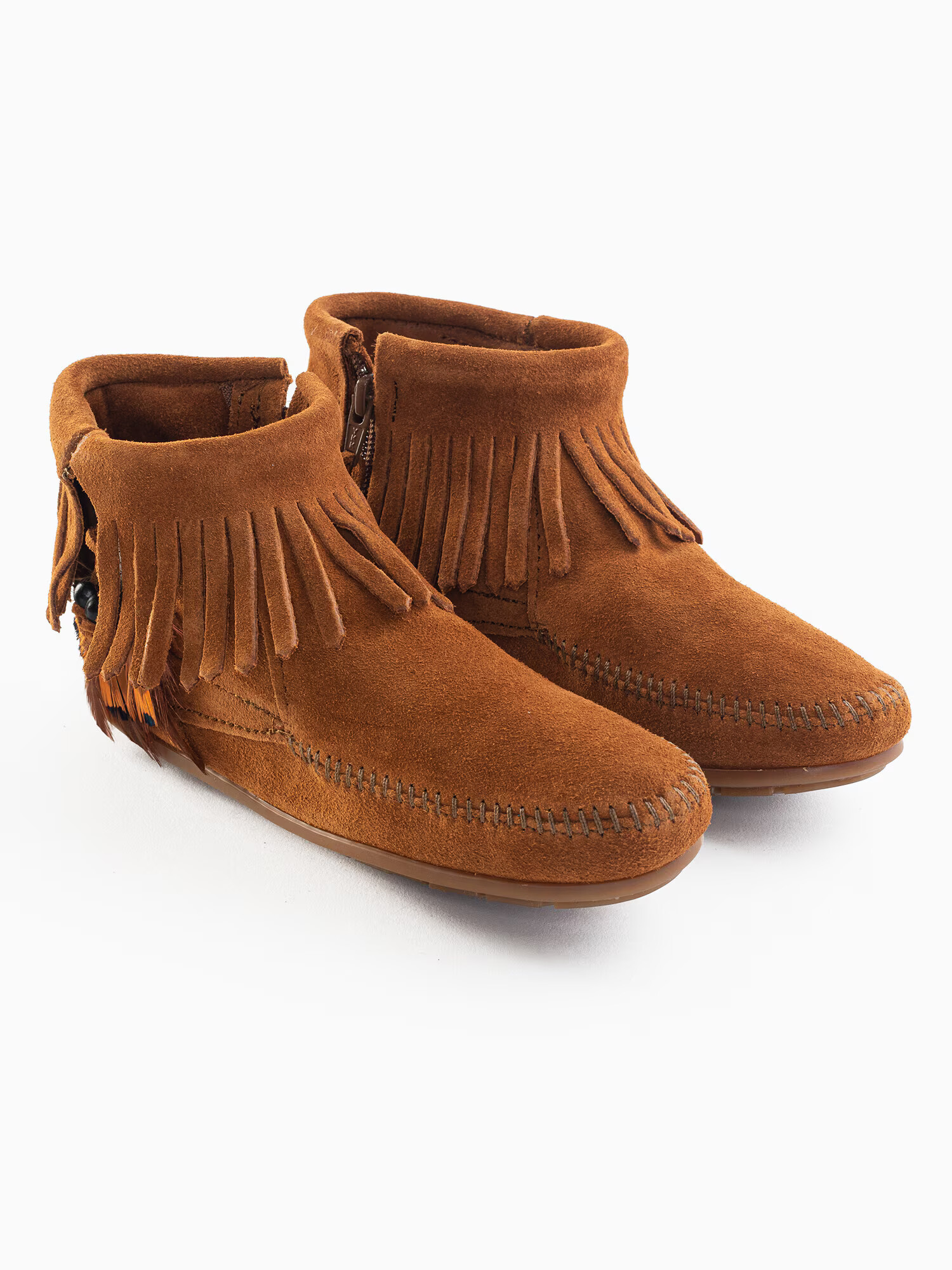 Minnetonka Botine 'Concho' castaniu / negru / argintiu - Pled.ro