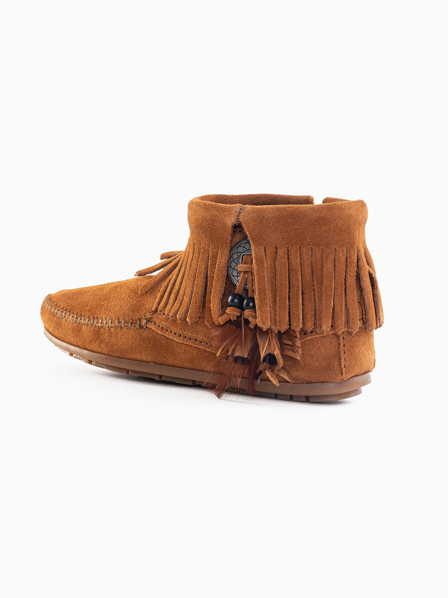 Minnetonka Botine 'Concho' castaniu / negru / argintiu - Pled.ro