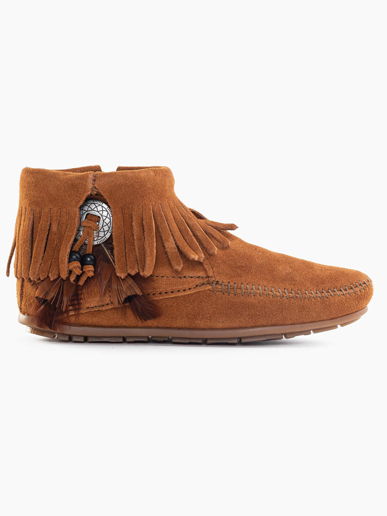 Minnetonka Botine 'Concho' castaniu / negru / argintiu - Pled.ro