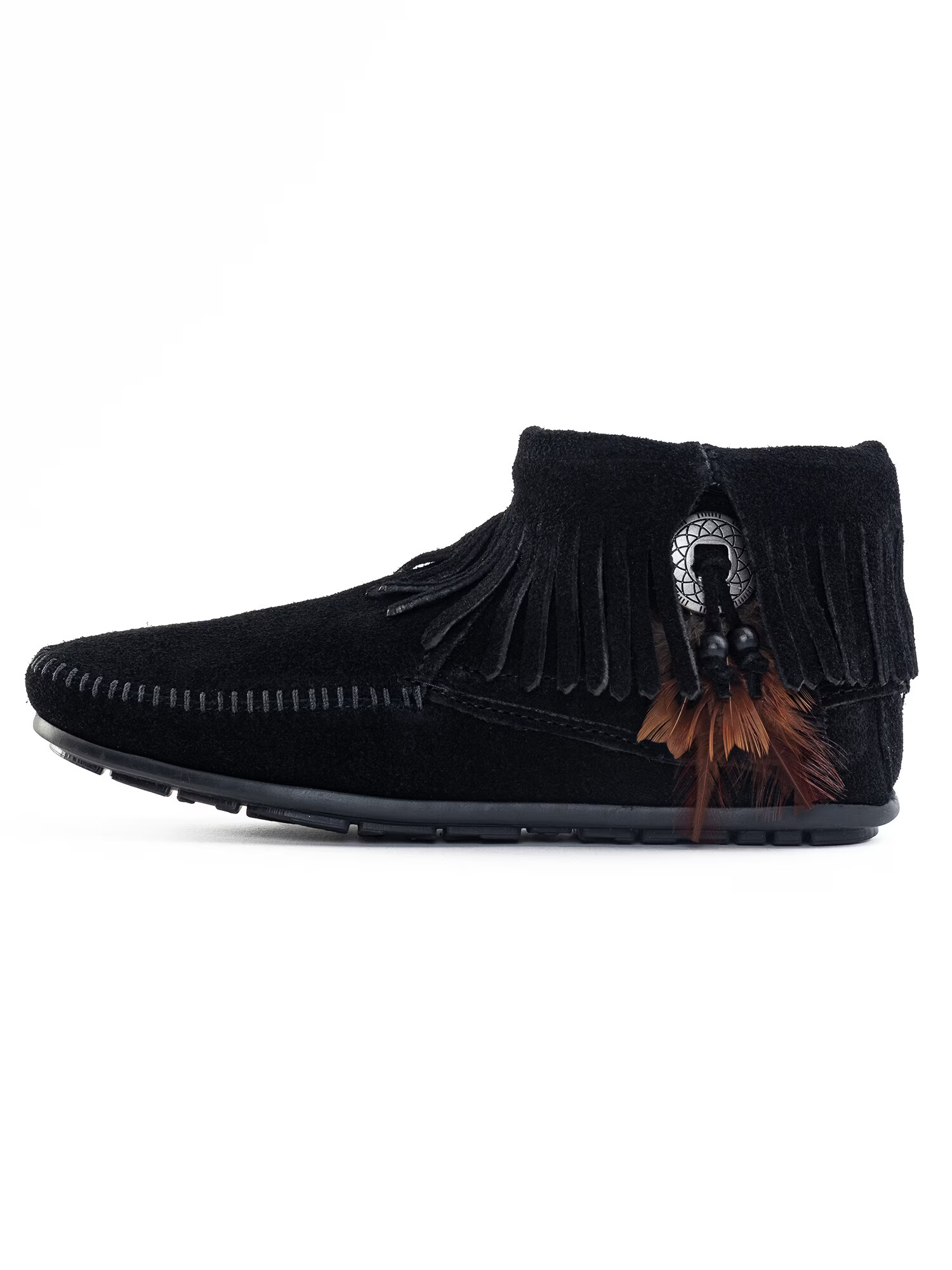 Minnetonka Botine 'Concho' maro / negru - Pled.ro