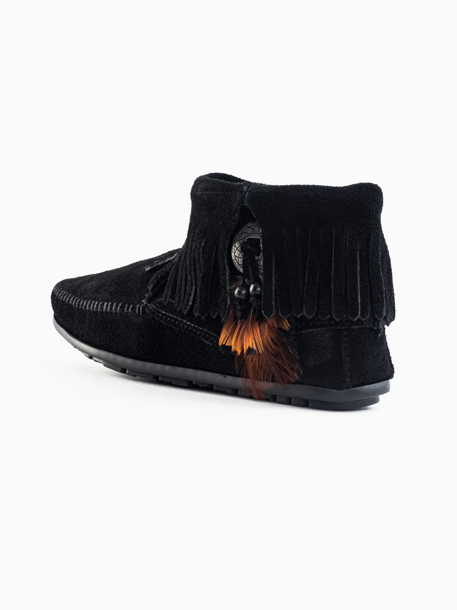 Minnetonka Botine 'Concho' maro / negru - Pled.ro