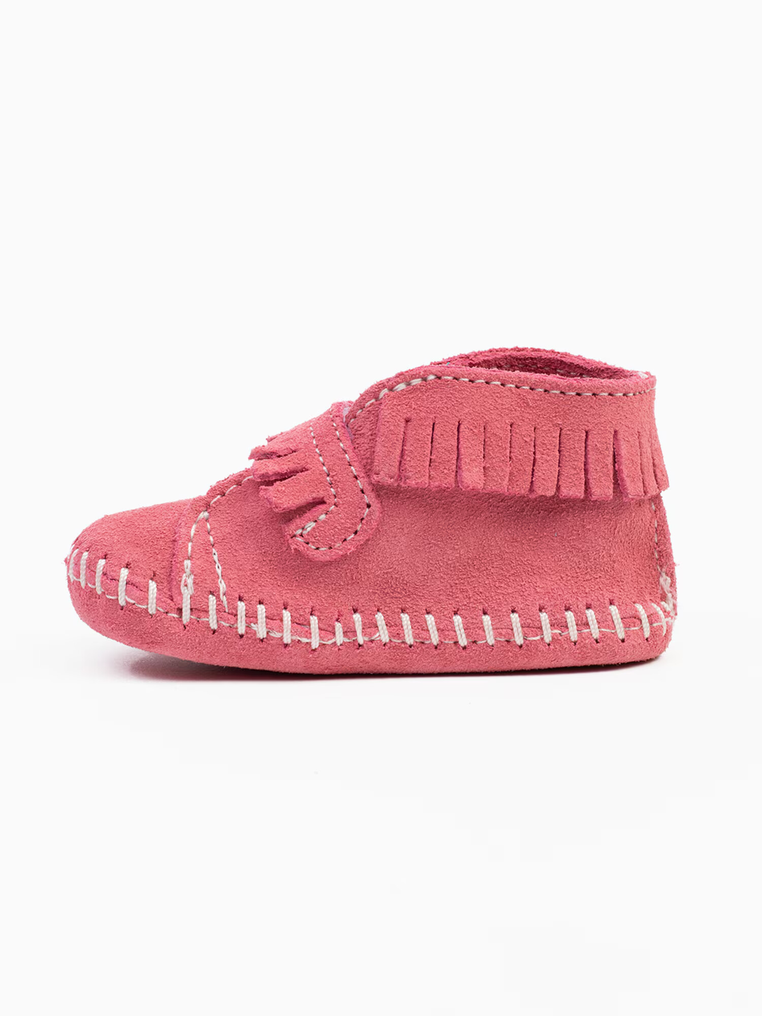 Minnetonka Cizme 'Front Strap' roz - Pled.ro