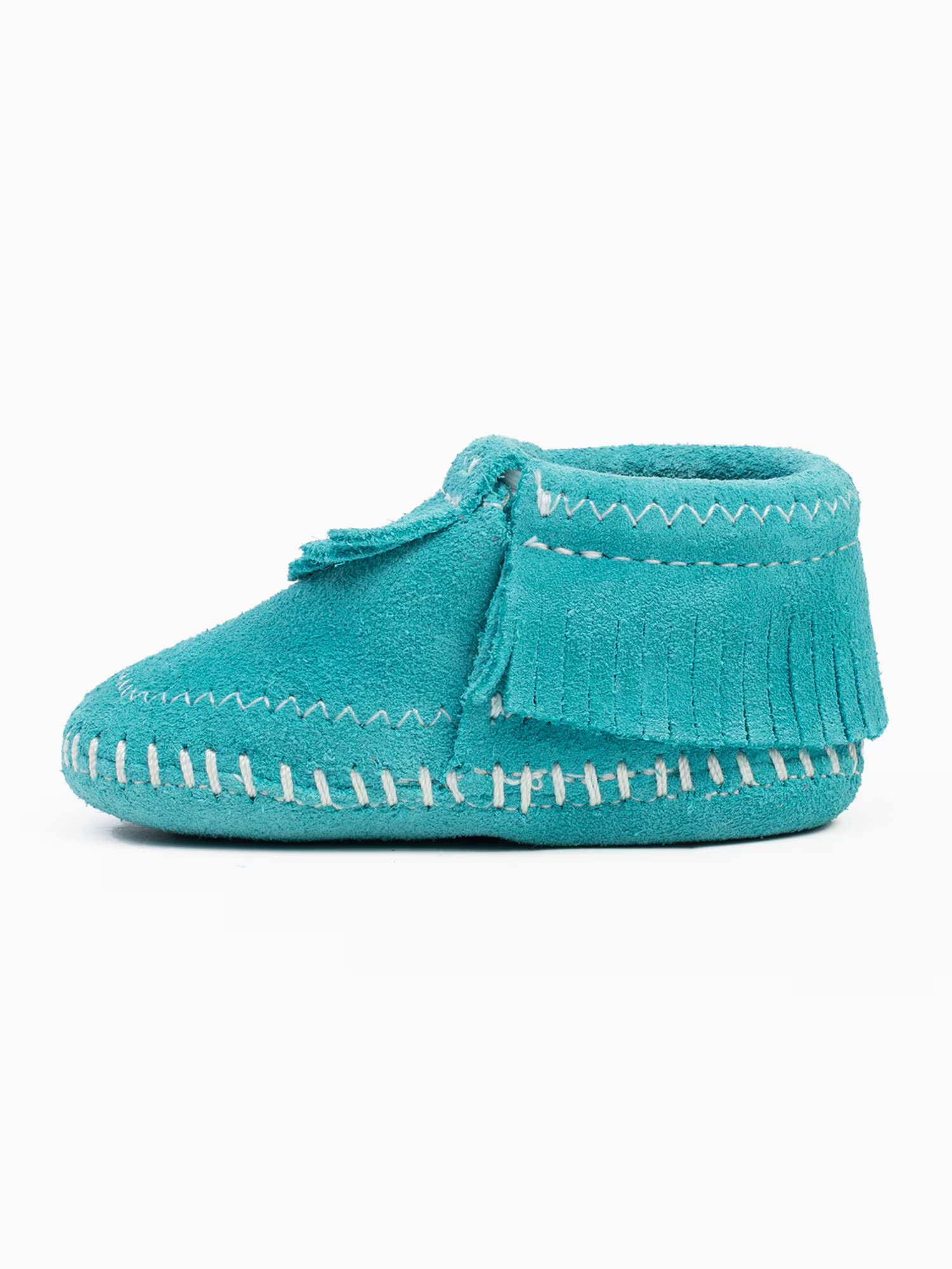 Minnetonka Cizme 'Riley Suede' turcoaz - Pled.ro