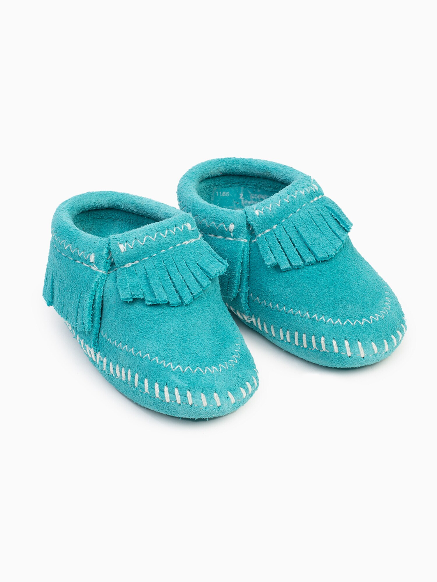 Minnetonka Cizme 'Riley Suede' turcoaz - Pled.ro