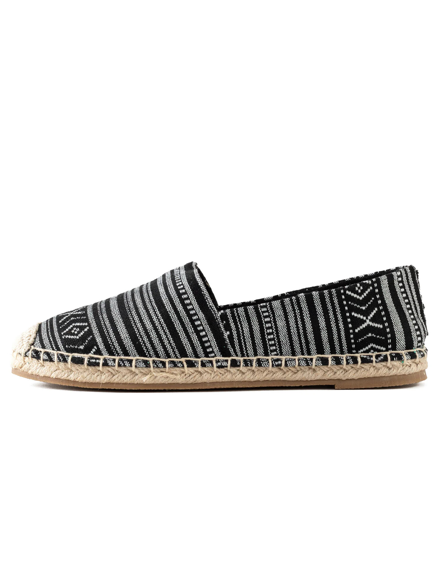 Minnetonka Espadrile negru / alb - Pled.ro