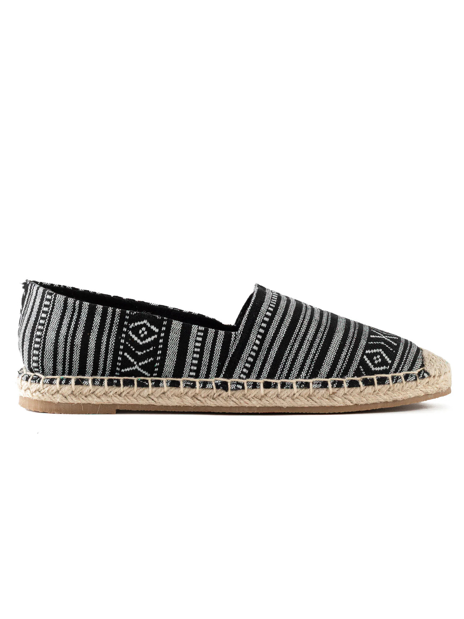 Minnetonka Espadrile negru / alb - Pled.ro